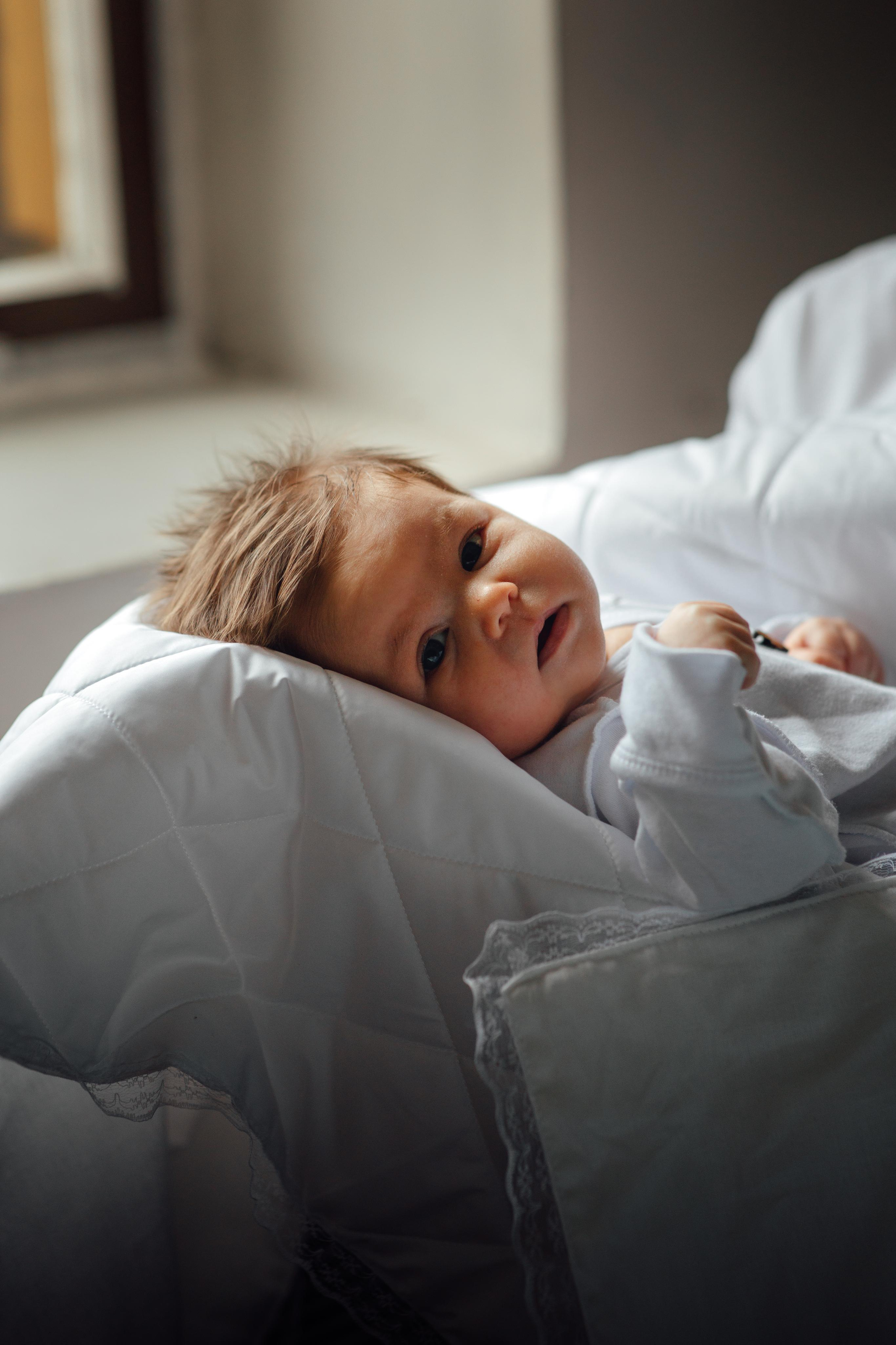 Крещение Ники, храм Петра и Павла, Жодино, апрель 2023