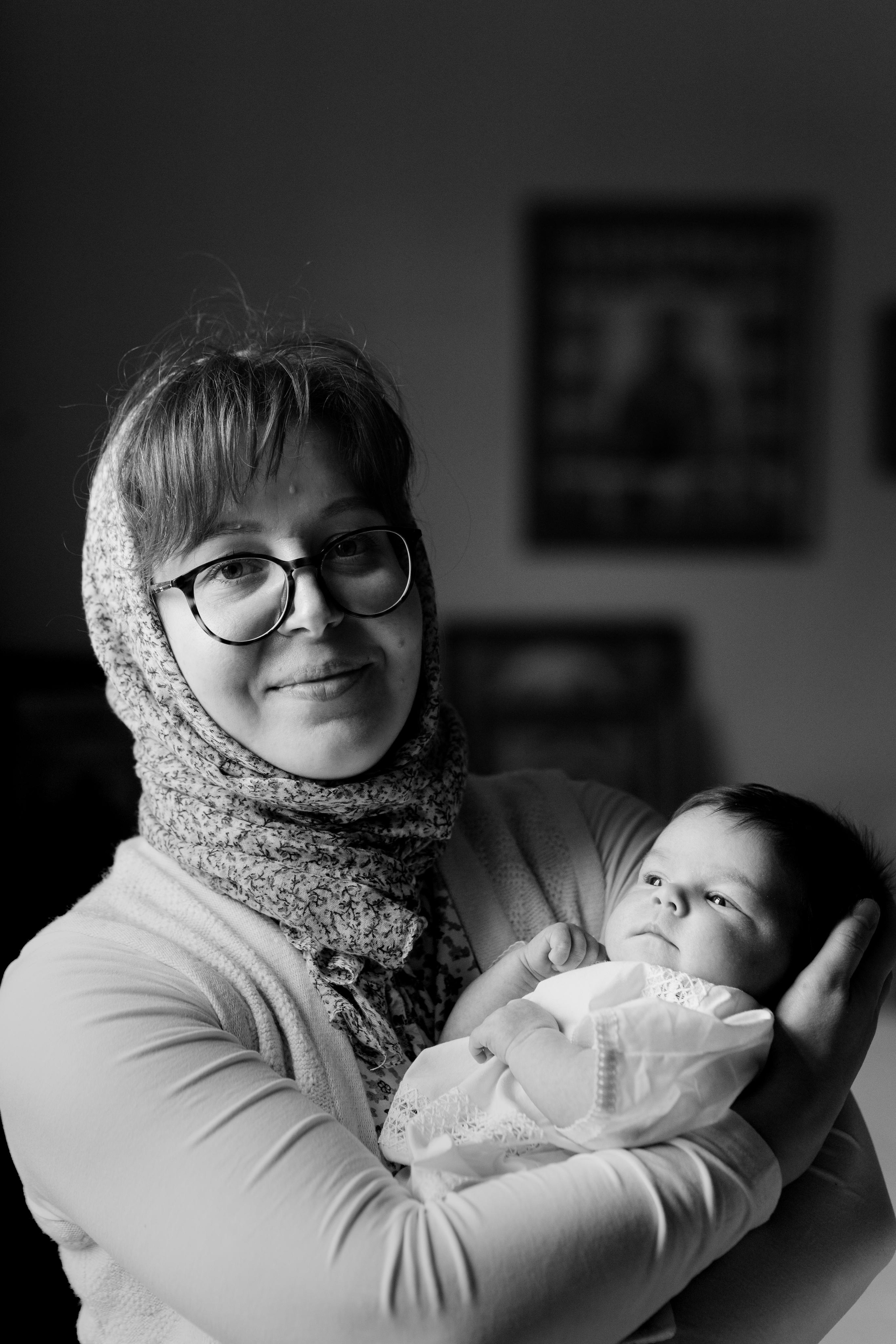 Крещение Ники, храм Петра и Павла, Жодино, апрель 2023