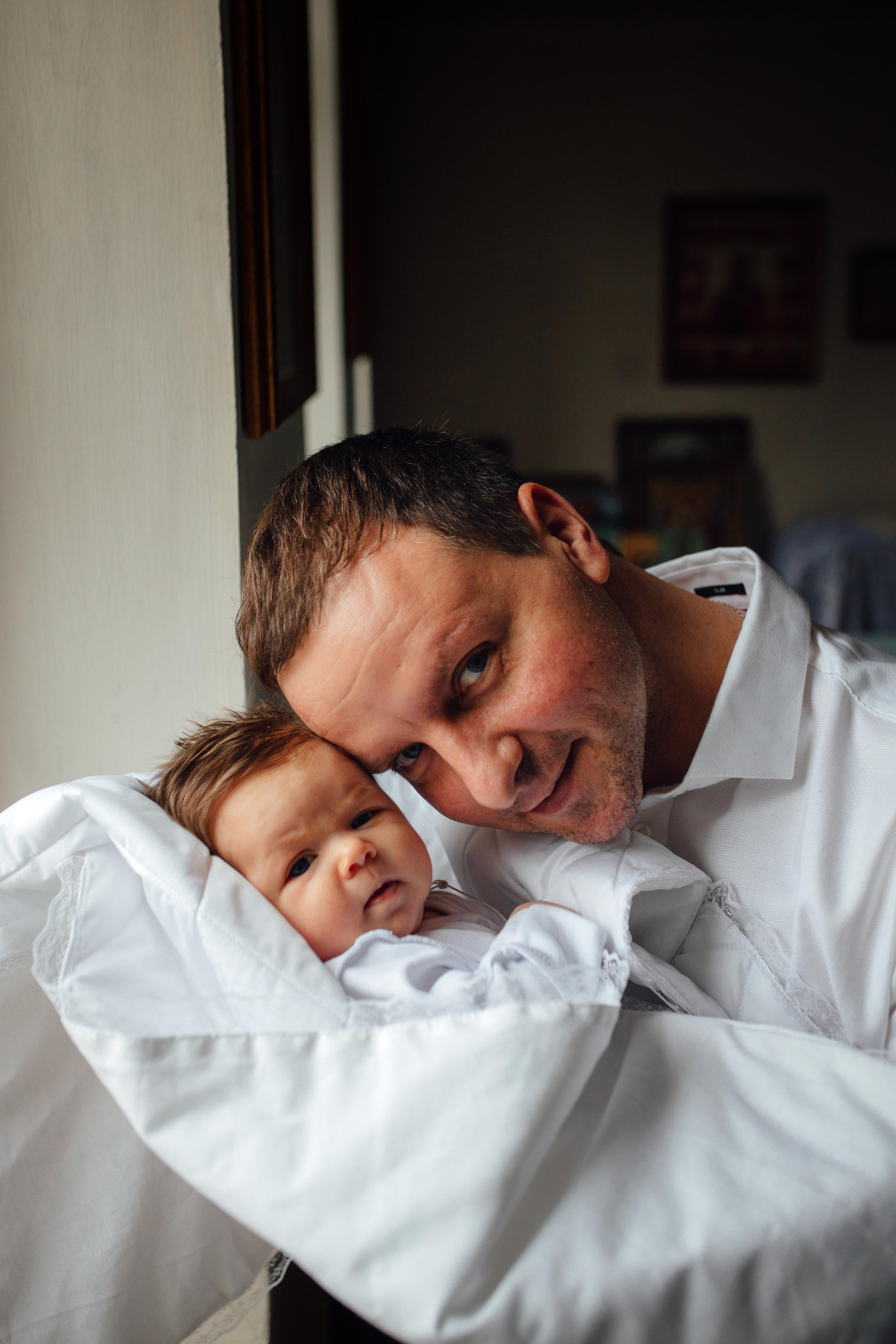 Крещение Ники, храм Петра и Павла, Жодино, апрель 2023