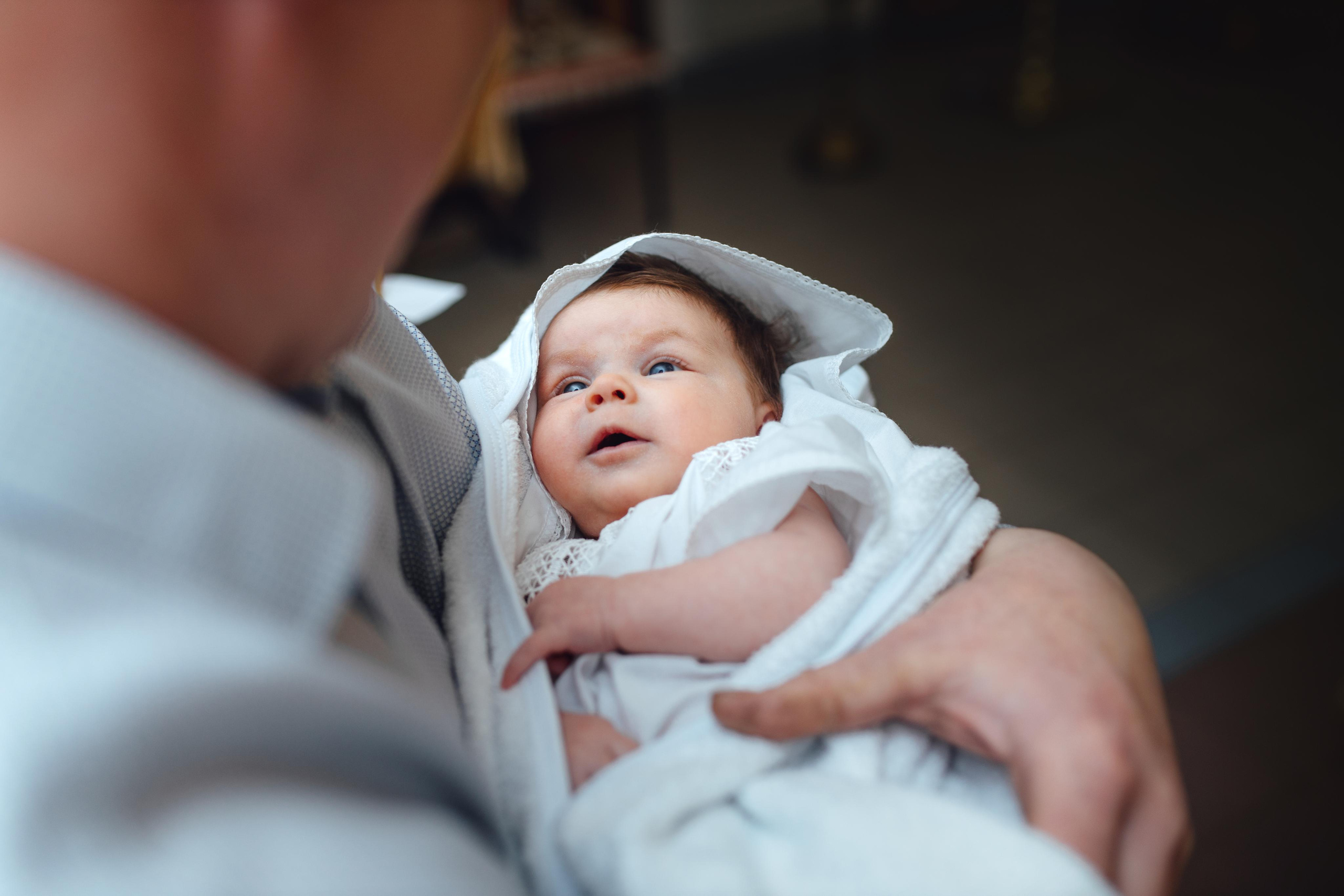 Крещение Ники, храм Петра и Павла, Жодино, апрель 2023