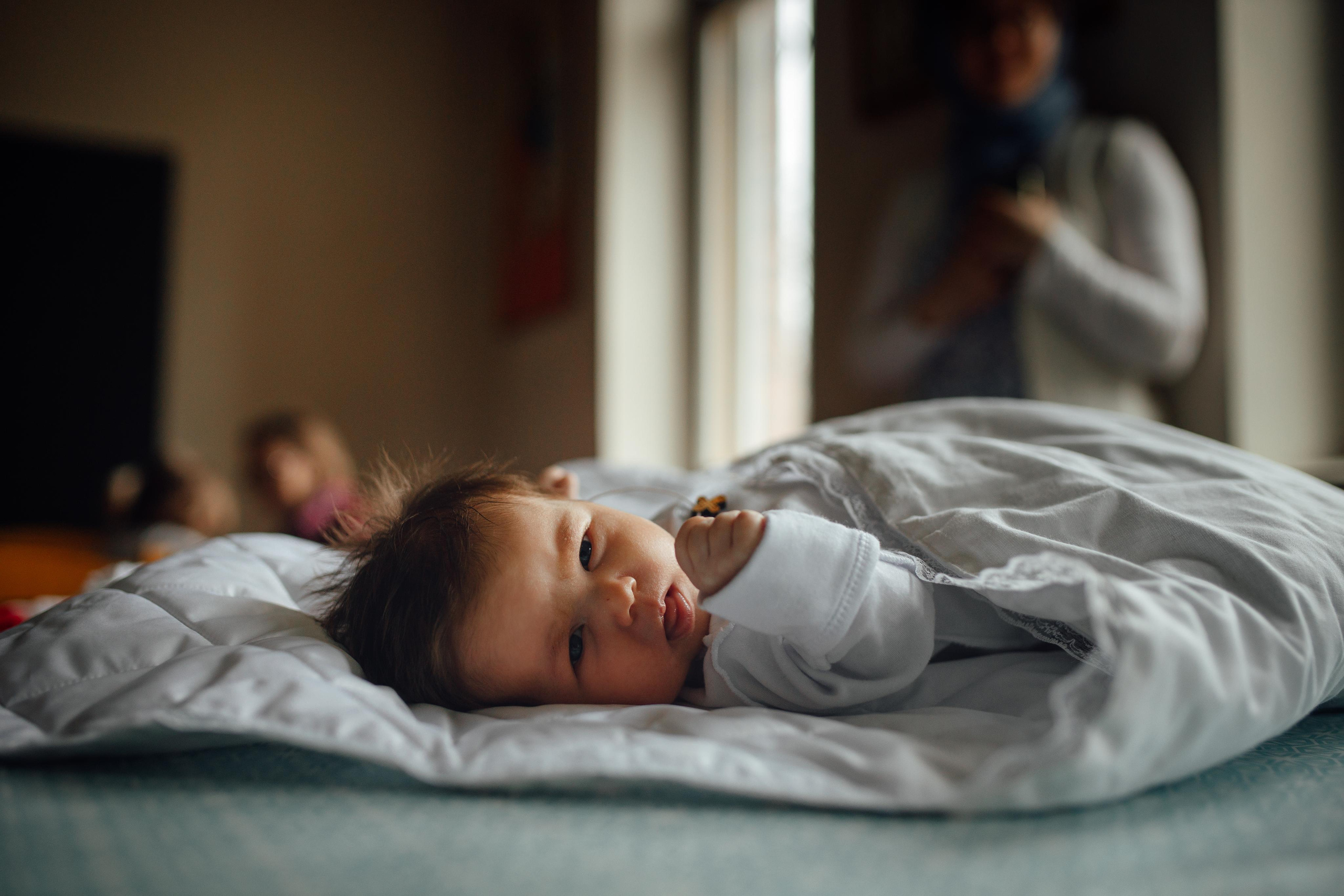 Крещение Ники, храм Петра и Павла, Жодино, апрель 2023