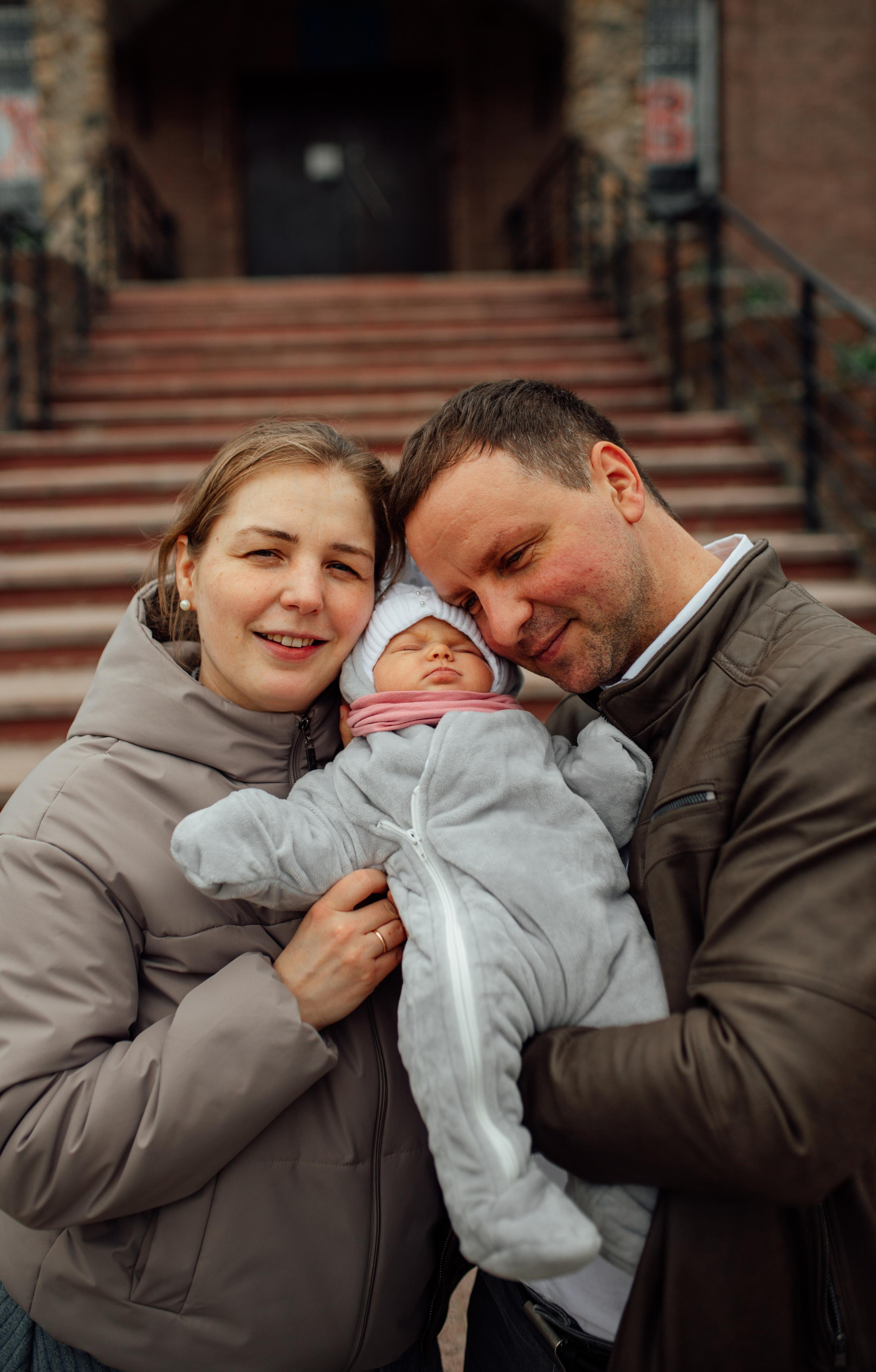 Крещение Ники, храм Петра и Павла, Жодино, апрель 2023