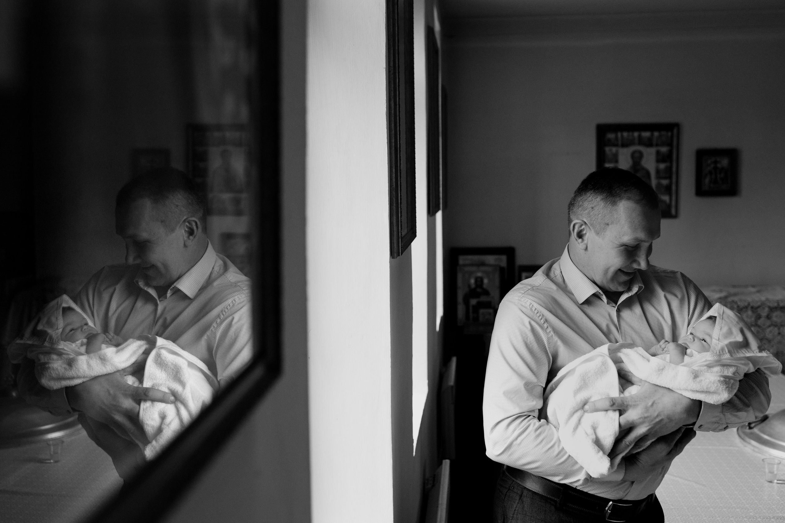 Крещение Ники, храм Петра и Павла, Жодино, апрель 2023