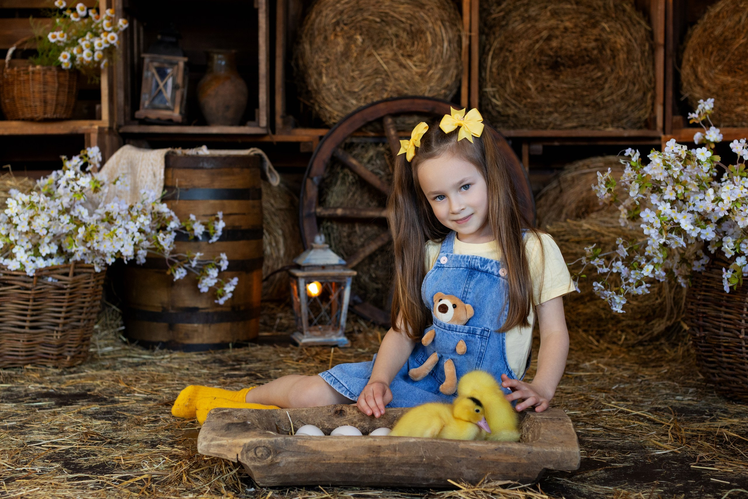 Фотосесии с Утятами и Кроликами (Пасхальные Фотосессии). Семейный и Детский фотограф в Москва Скворцова Татьяна