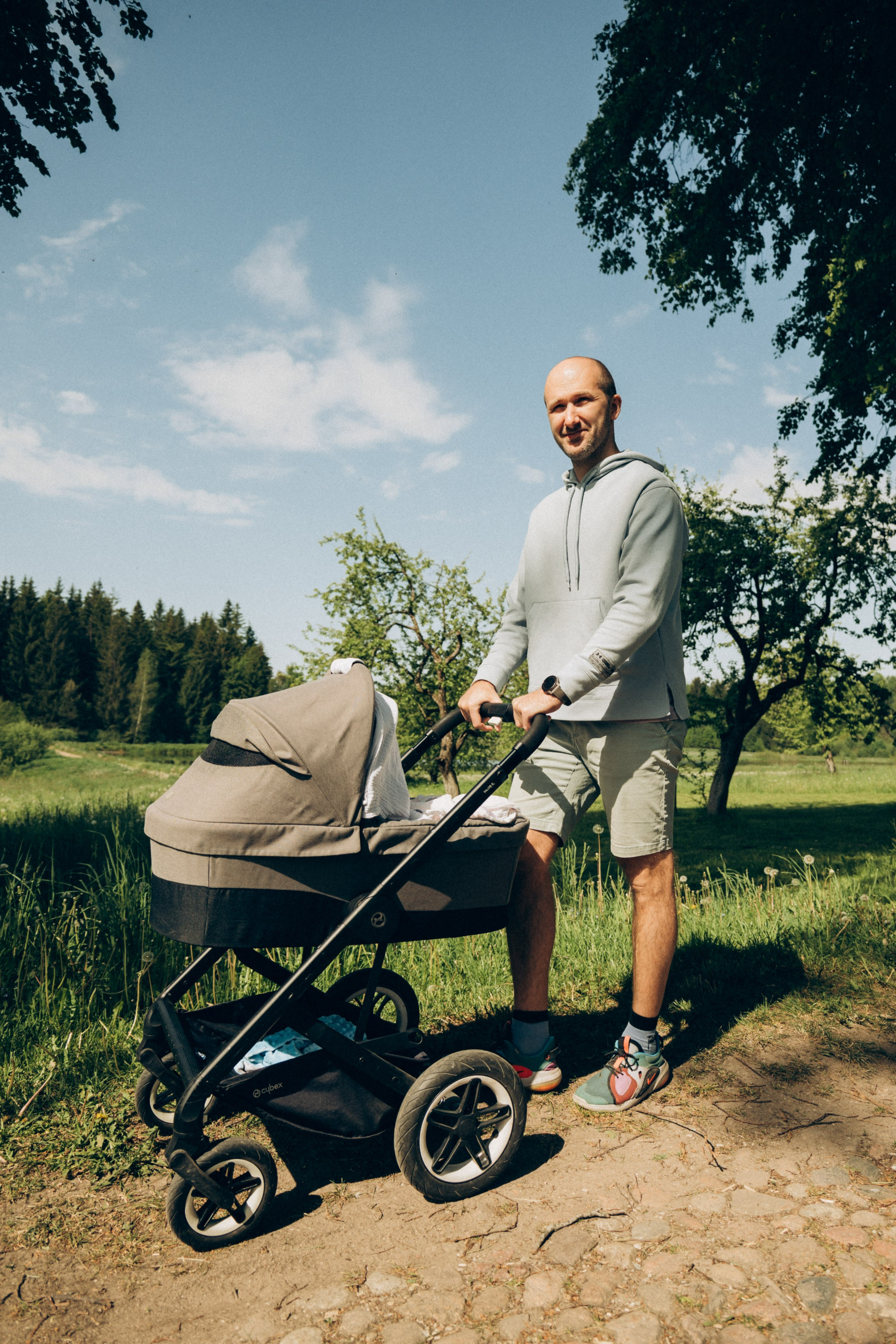 Женя, Аня и Машуня в Лугах