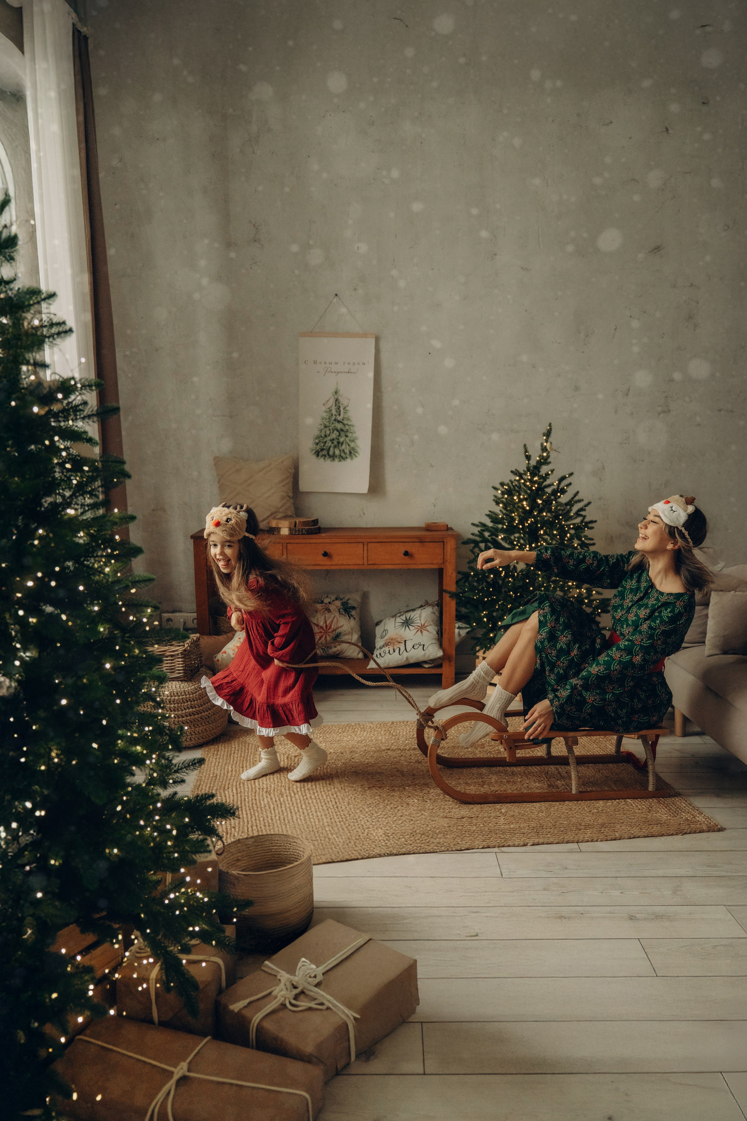 Новый год. Леся Власова. Семейный Lifestyle фотограф в Москве