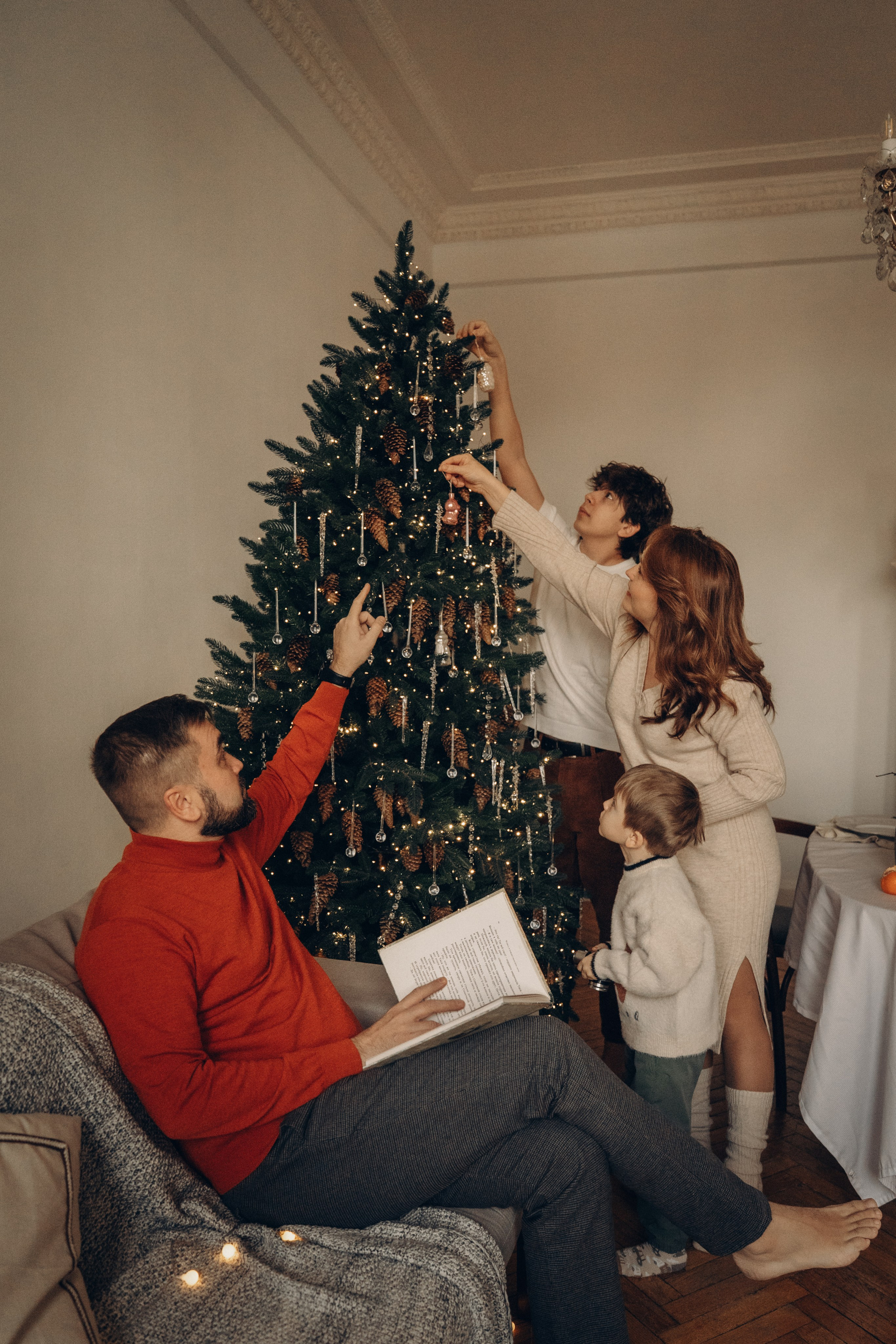 Новый год. Леся Власова. Семейный Lifestyle фотограф в Москве
