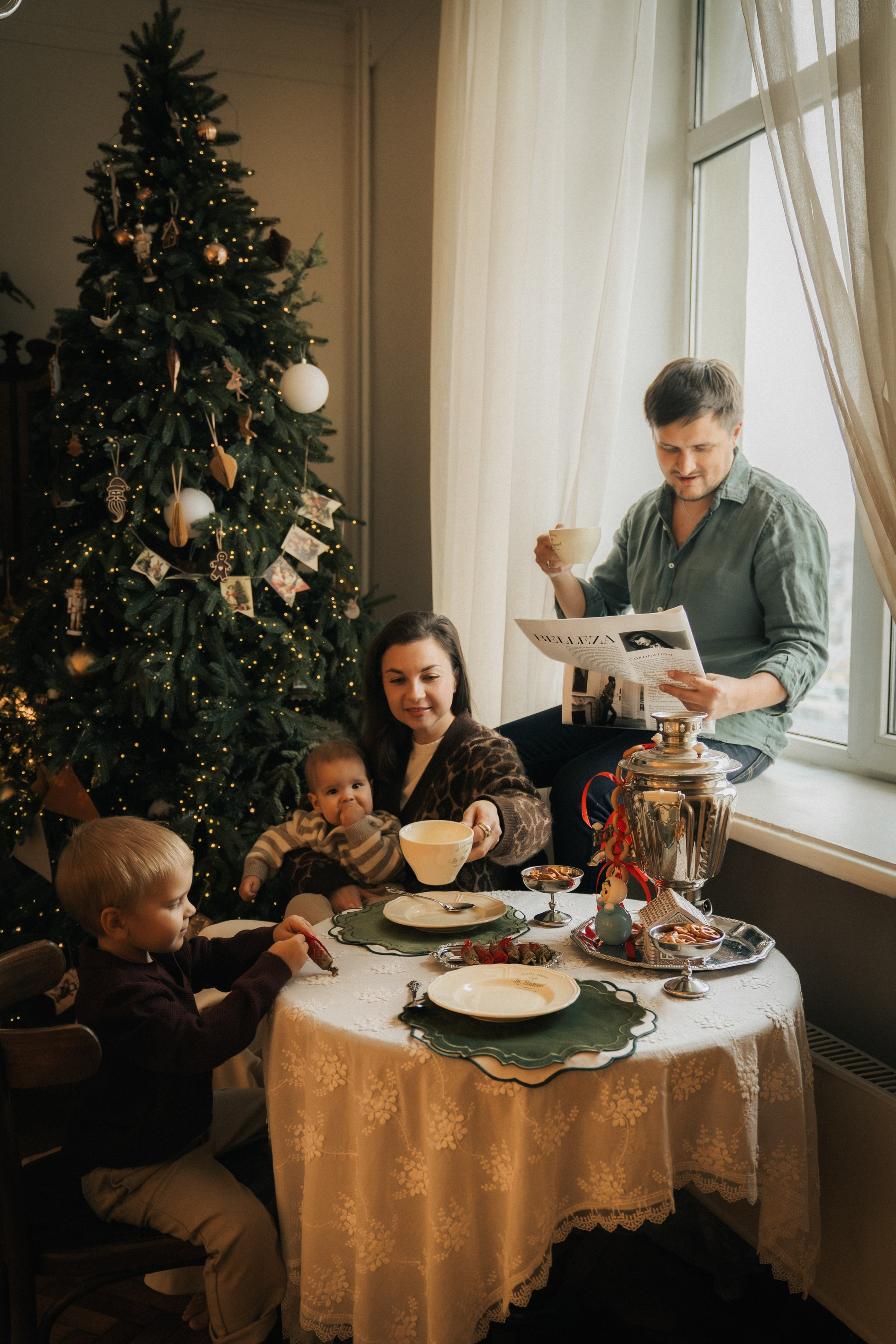 Новый год. Леся Власова. Семейный Lifestyle фотограф в Москве