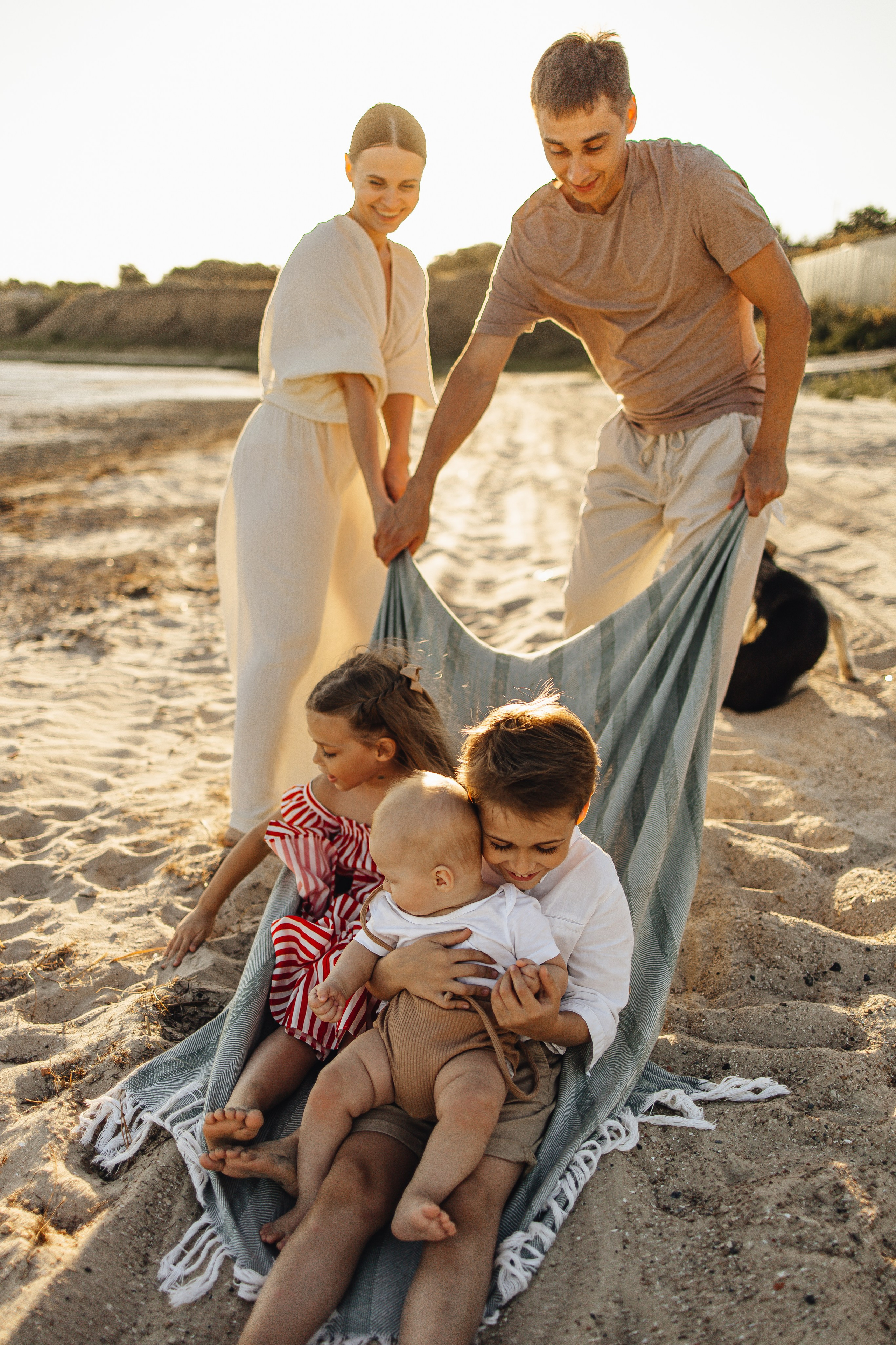 Летняя история на берегу. Семейный и детский фотограф, таганрог, ростов-на-дону
