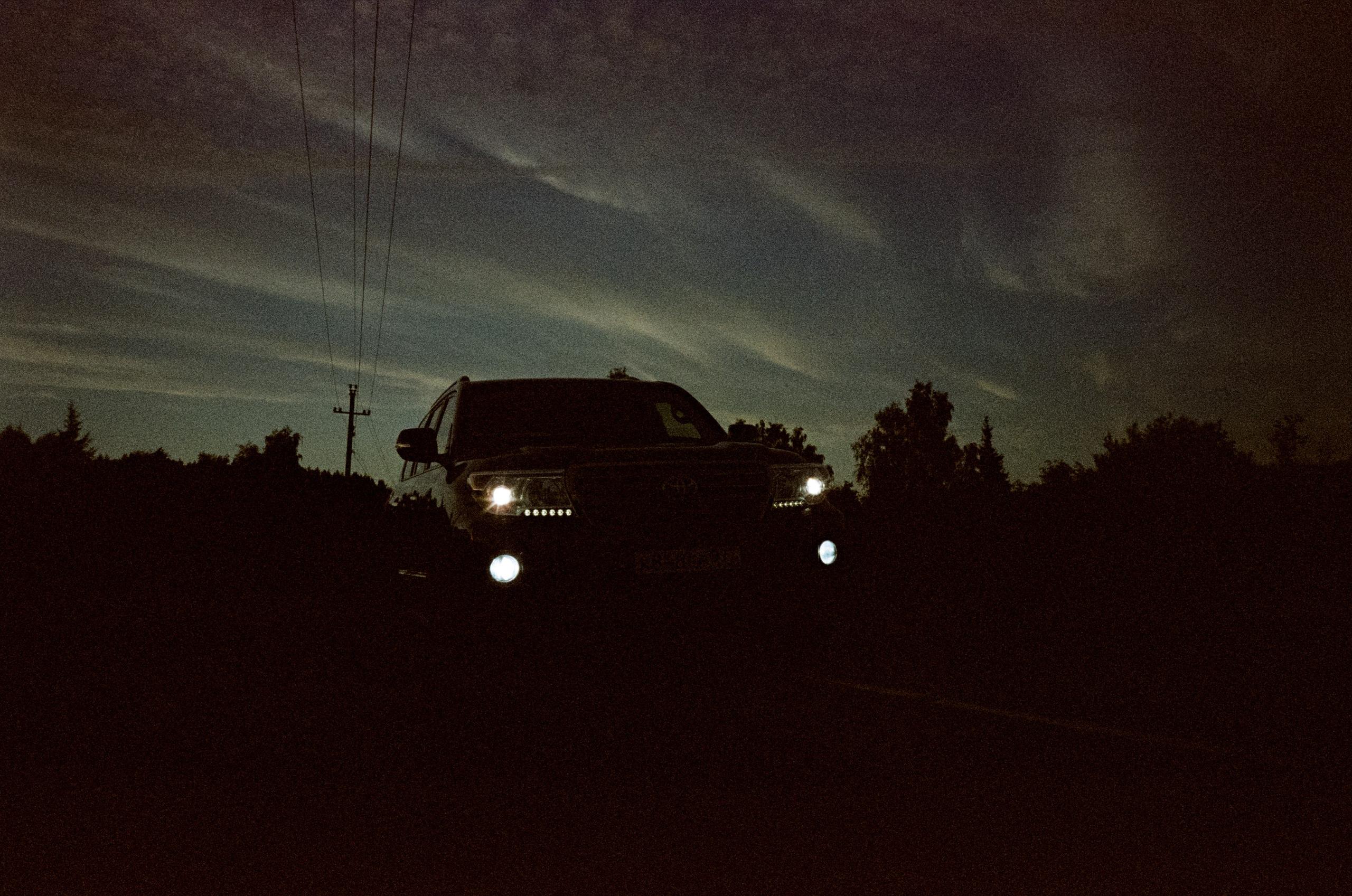 Ricoh MF-1 / Fujifilm X-tra 400 (просрочка) / Закат в Котово