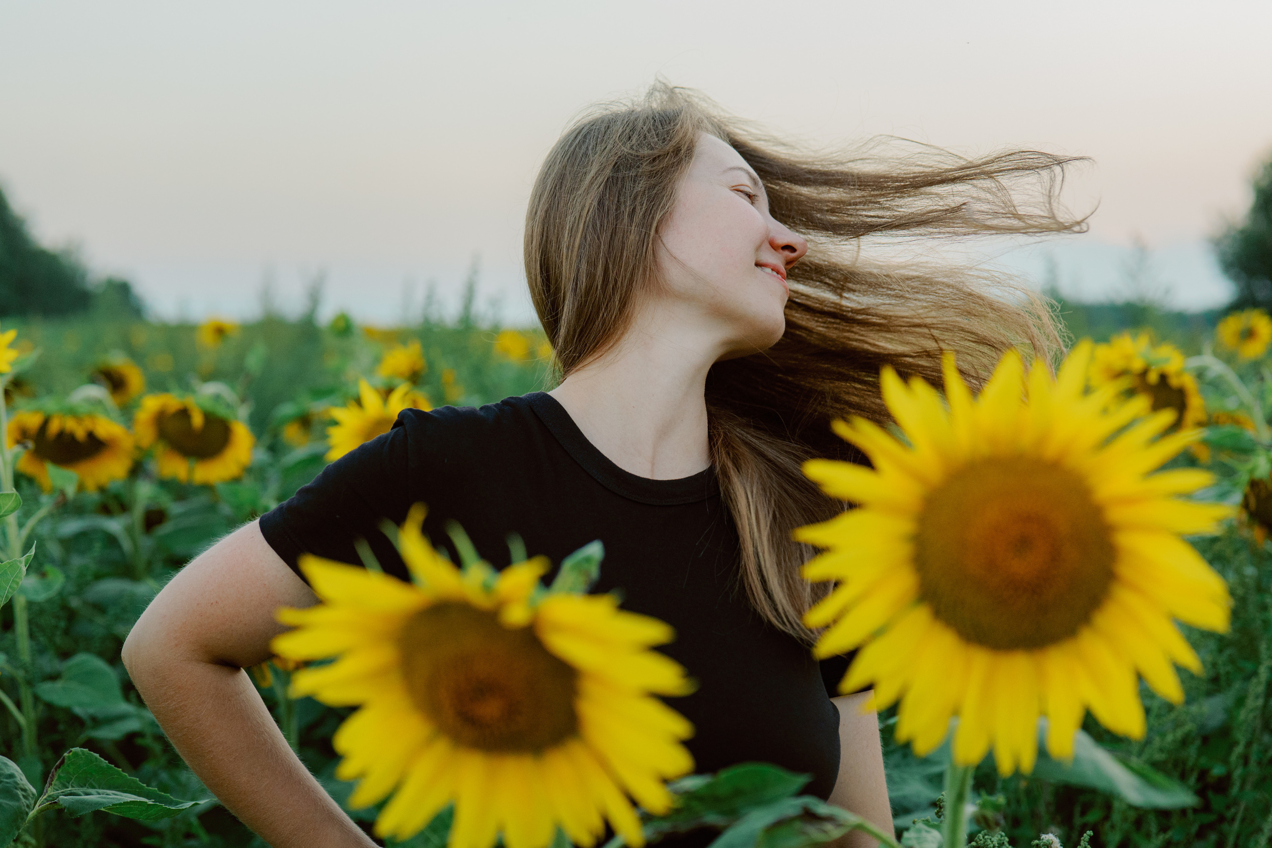 Портрет в подсолнухах