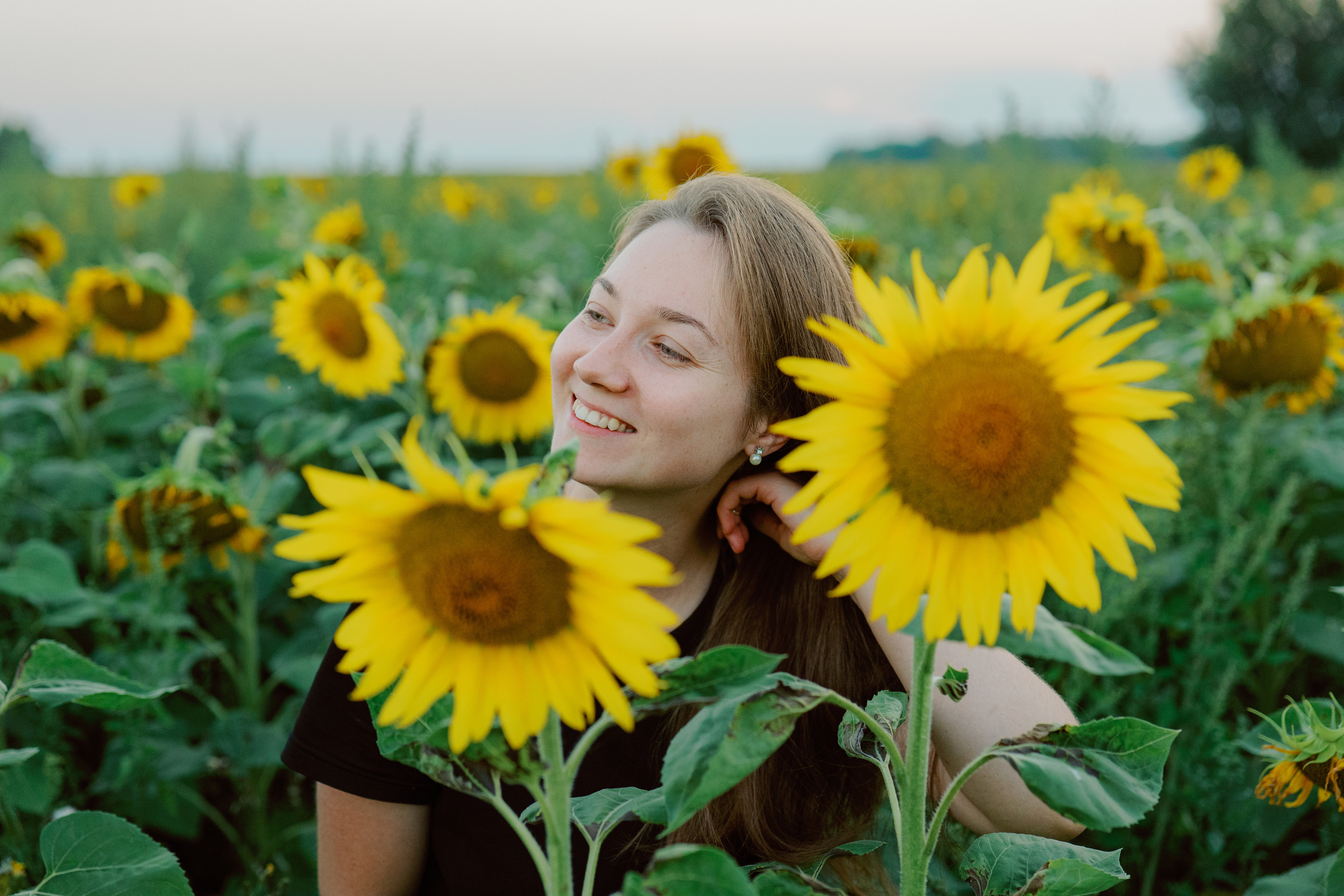 Портрет в подсолнухах