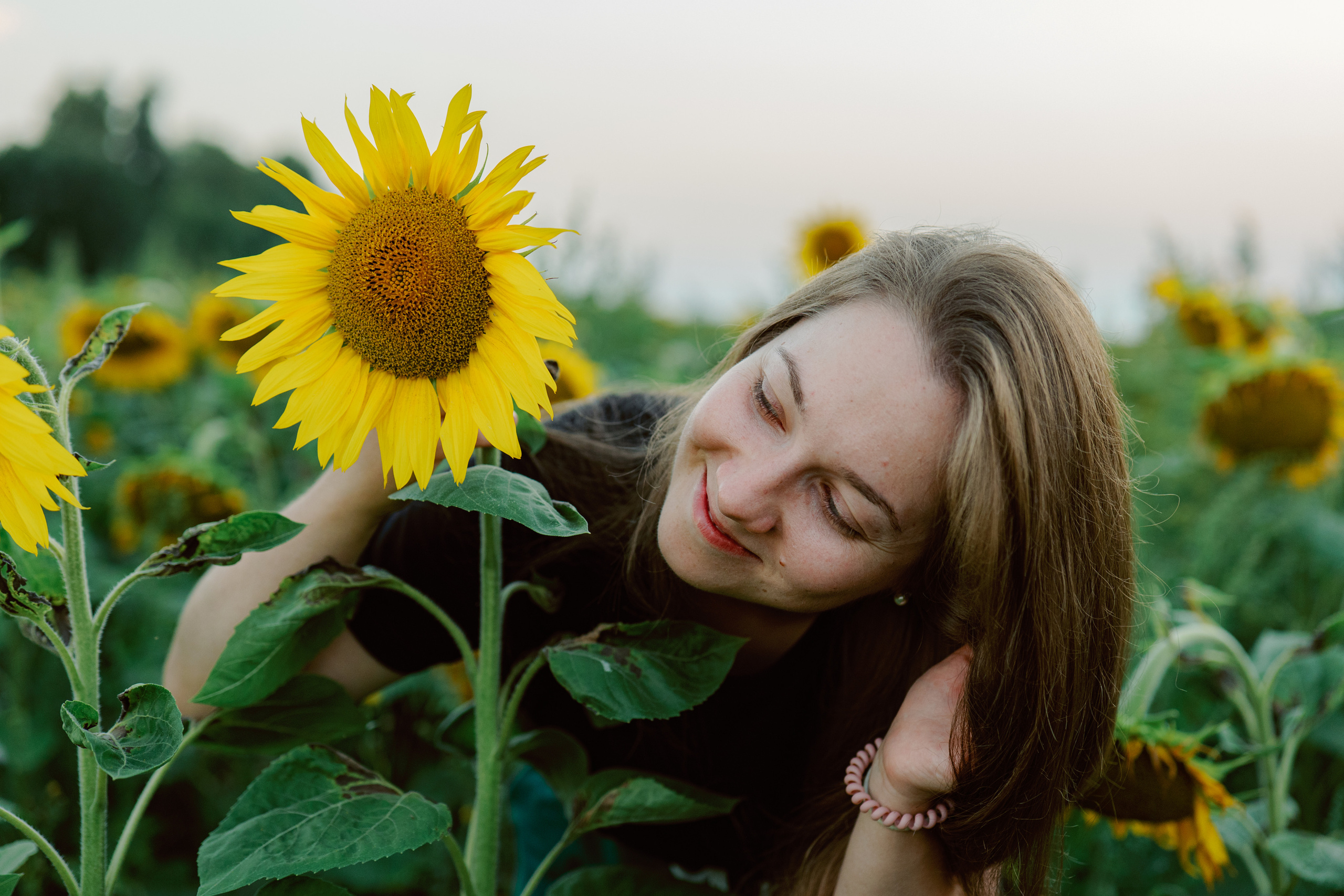 Портрет в подсолнухах