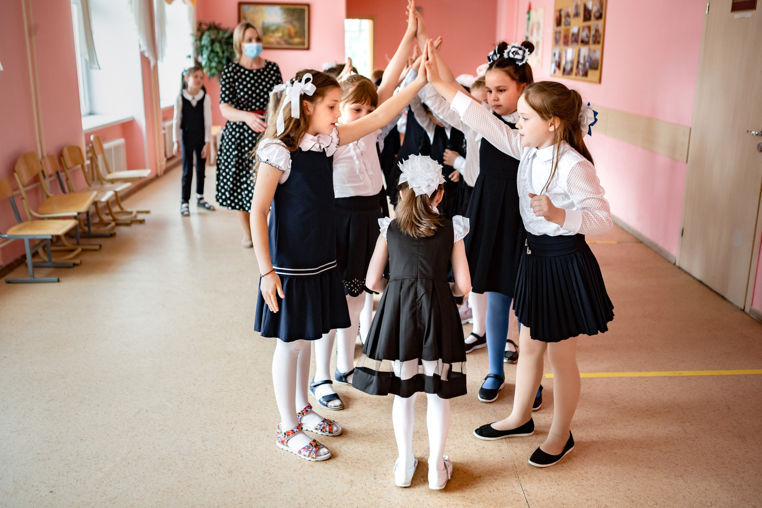 Репортаж в школе на 1 сентября. GagarinProArt