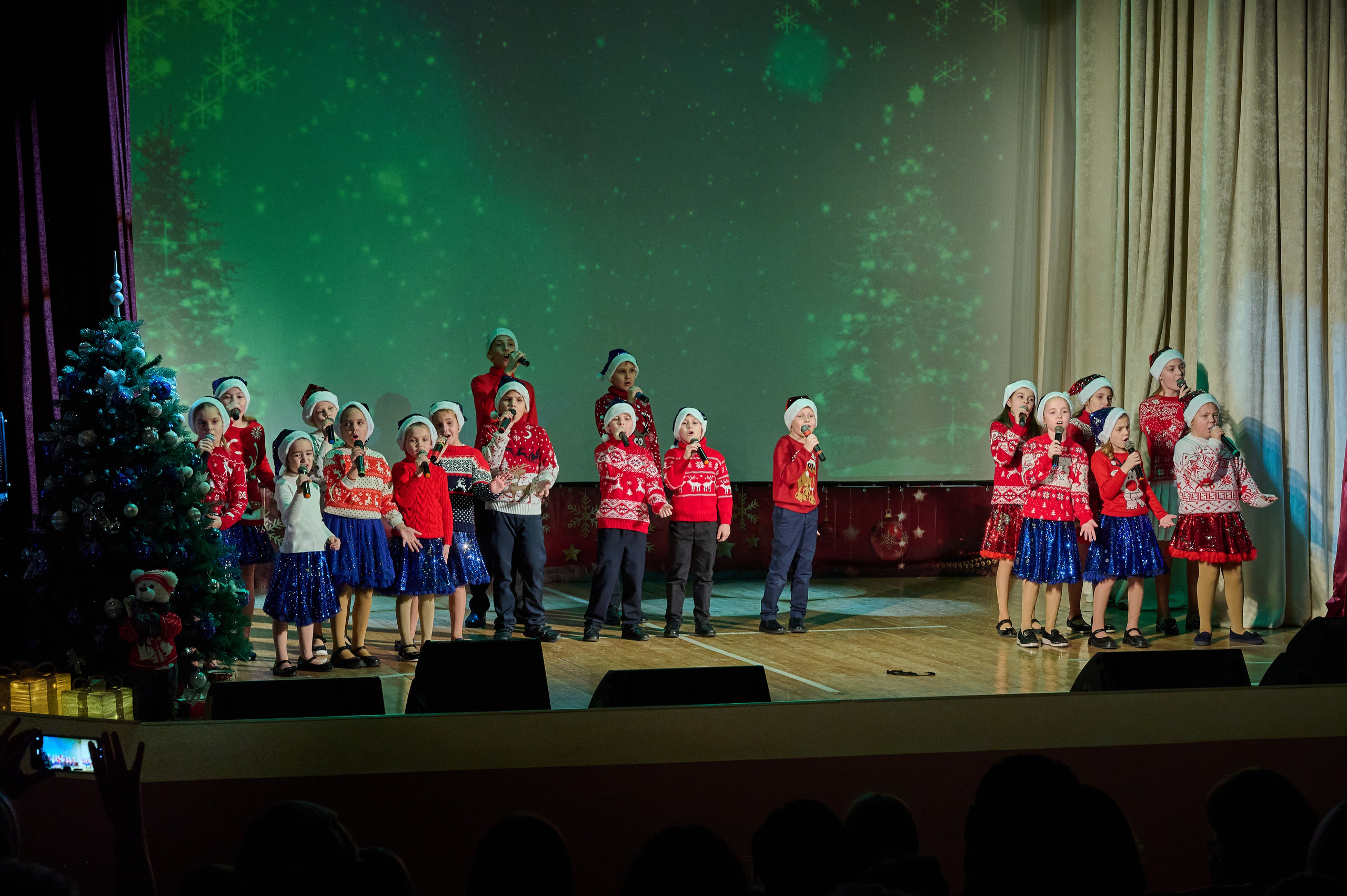 Новогодний концерт. Жизнь курорта Кабардинка в фотографиях