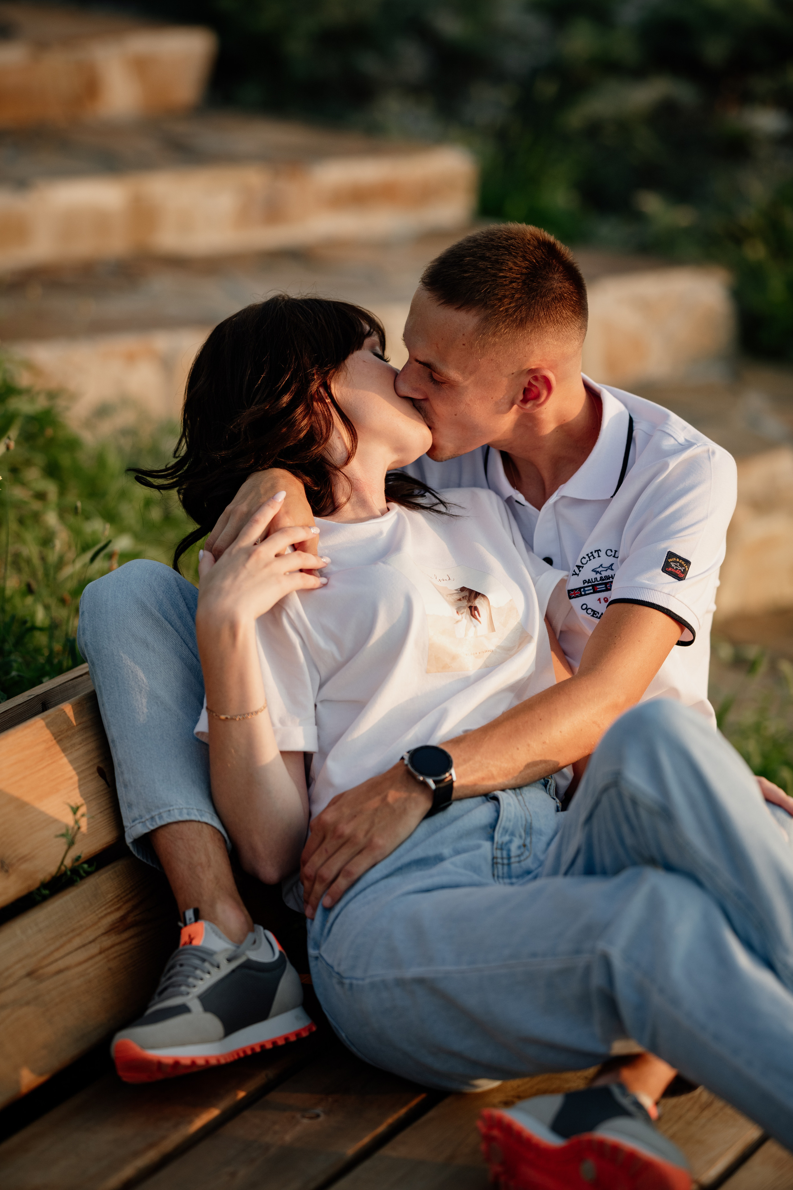 Фотосессия влюбленных на море. Свадебный фотограф Новороссийск Марина КрамарИна Полещук