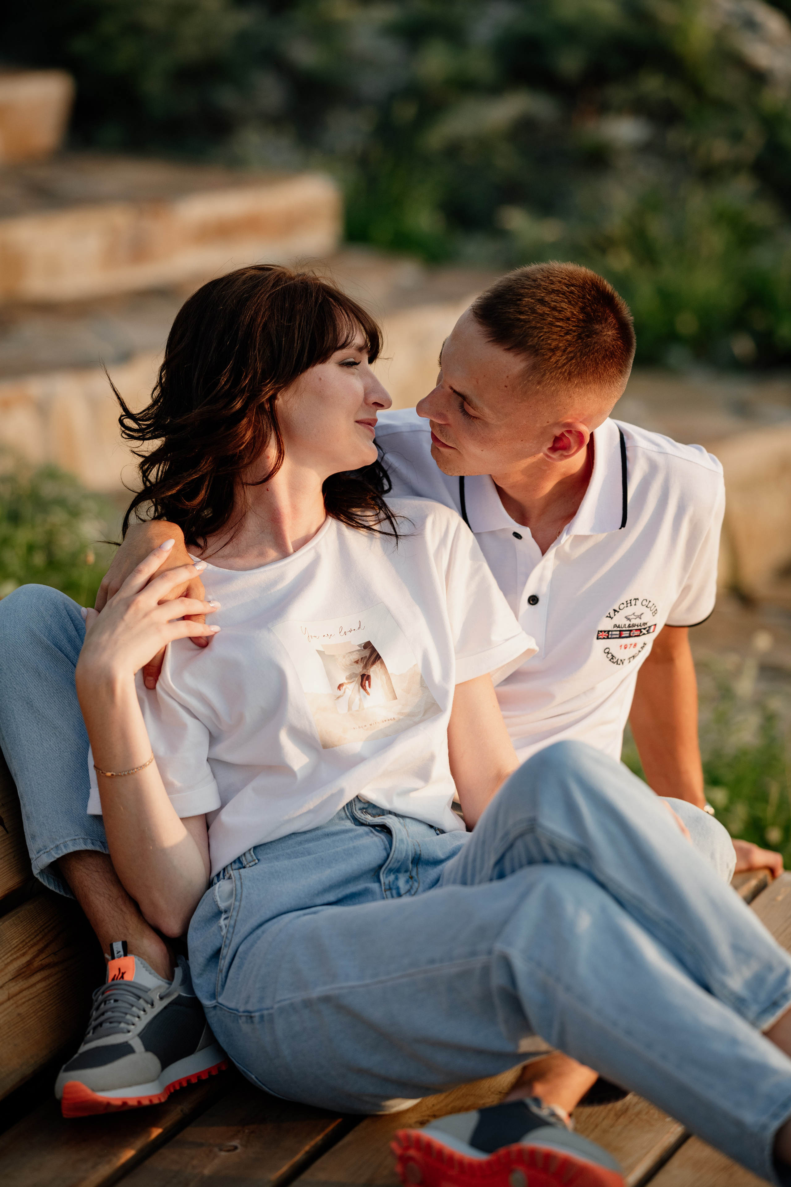 Фотосессия влюбленных на море. Свадебный фотограф Новороссийск Марина КрамарИна Полещук