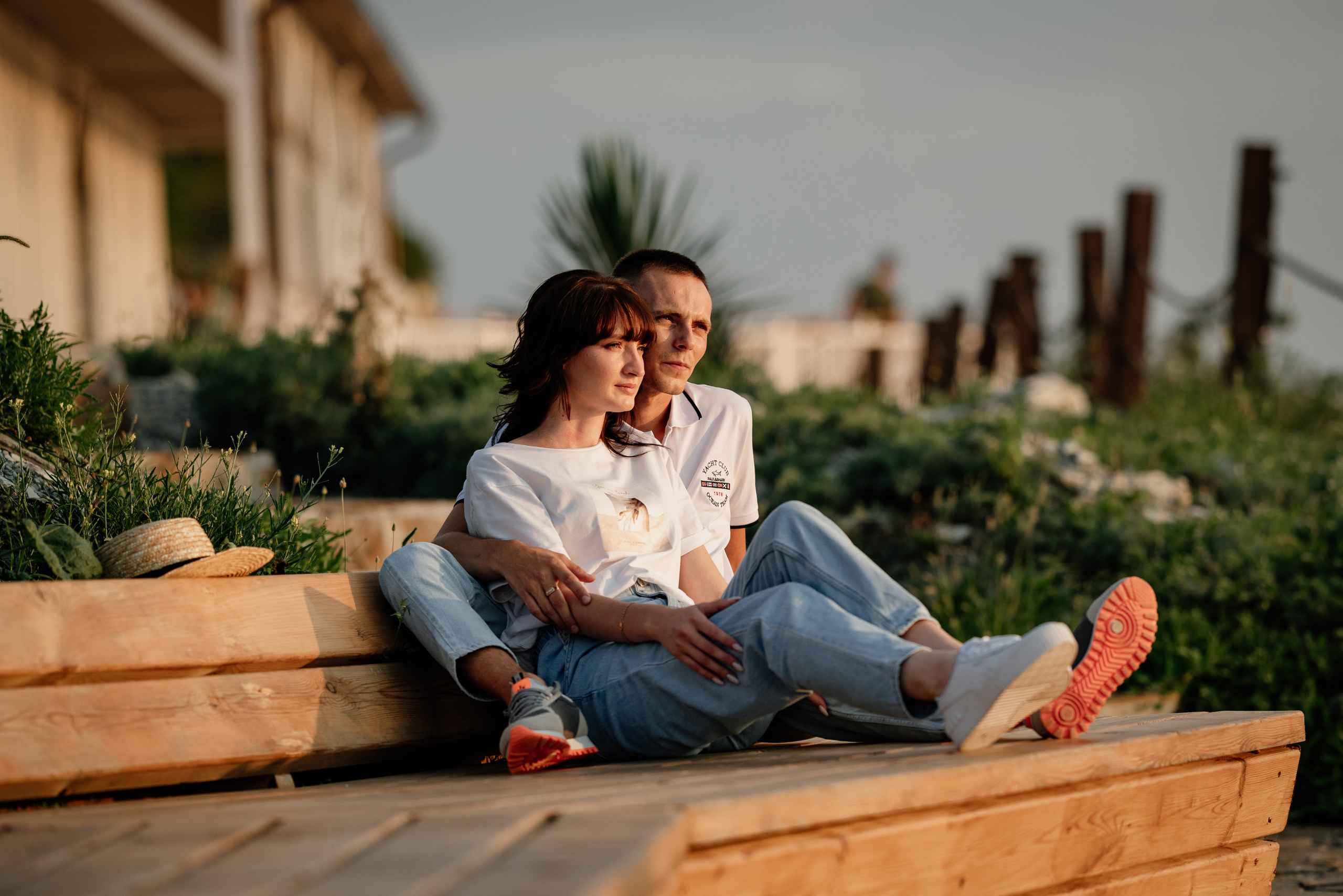 Фотосессия влюбленных на море. Свадебный фотограф Новороссийск Марина КрамарИна Полещук
