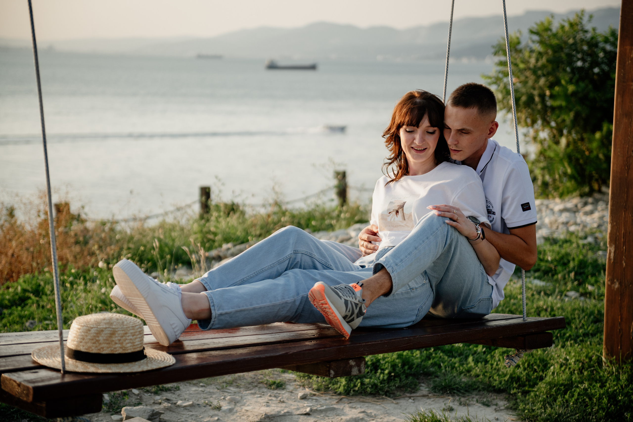 Фотосессия влюбленных на море. Свадебный фотограф Новороссийск Марина КрамарИна Полещук