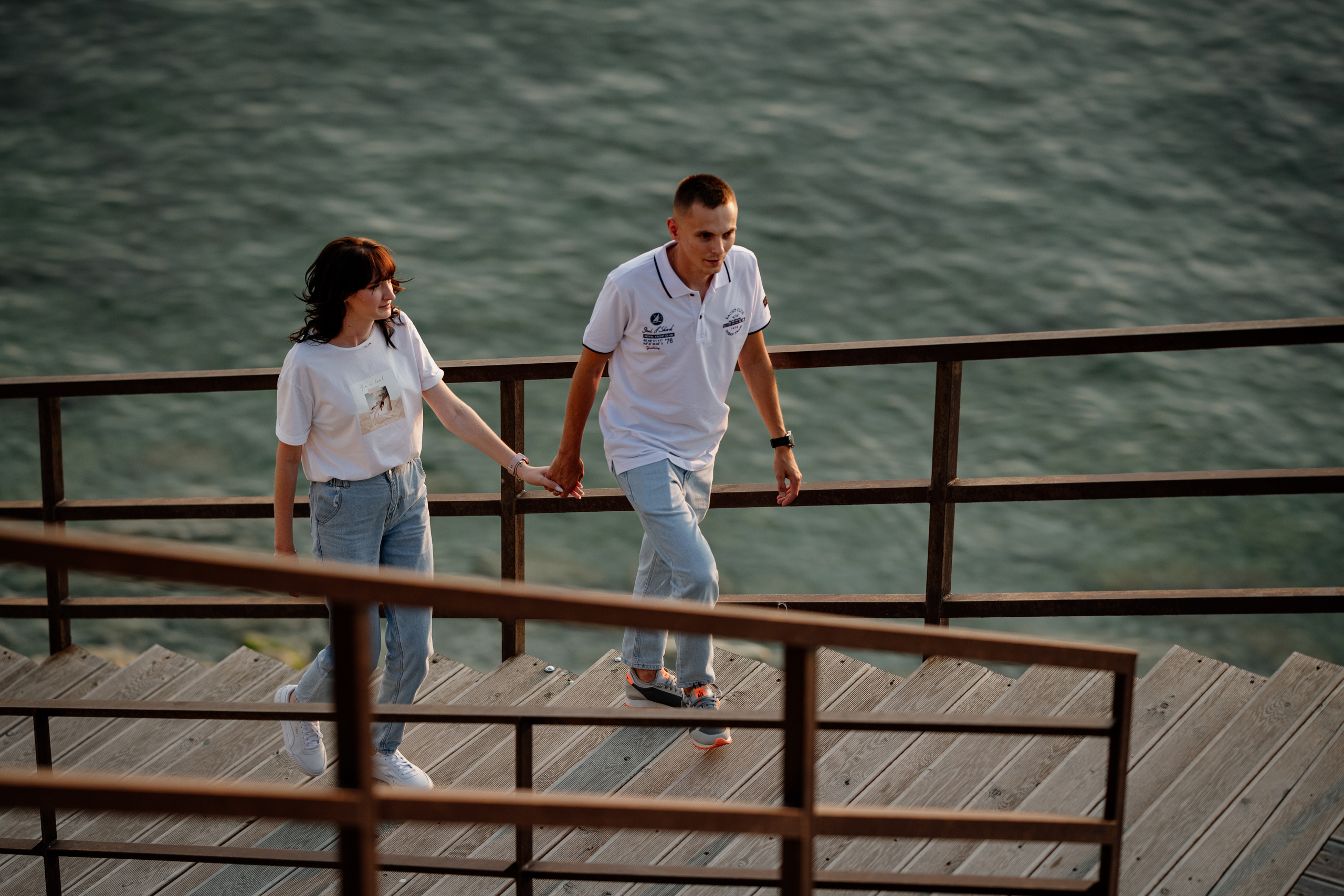 Фотосессия влюбленных на море. Свадебный фотограф Новороссийск Марина КрамарИна Полещук