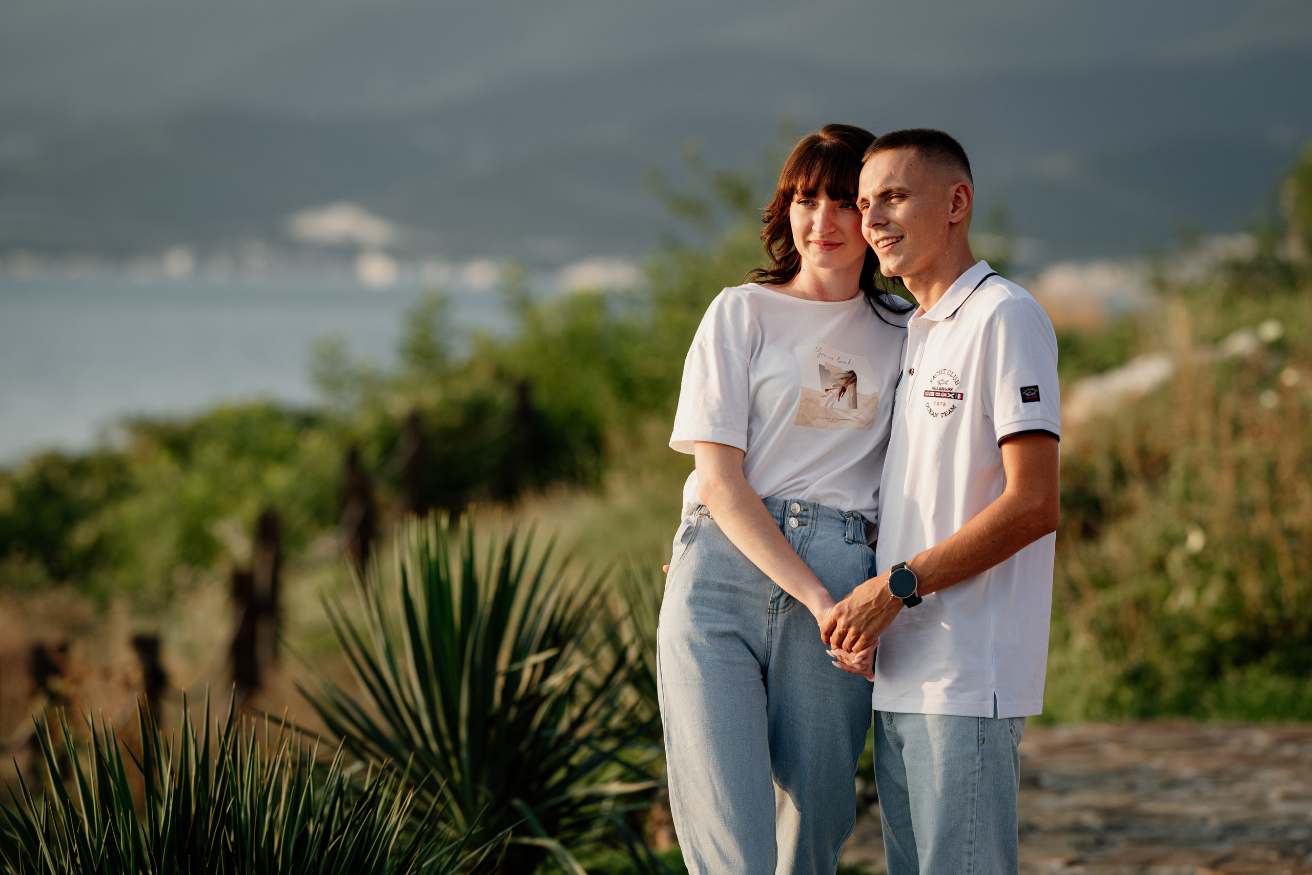 Фотосессия влюбленных на море. Свадебный фотограф Новороссийск Марина КрамарИна Полещук