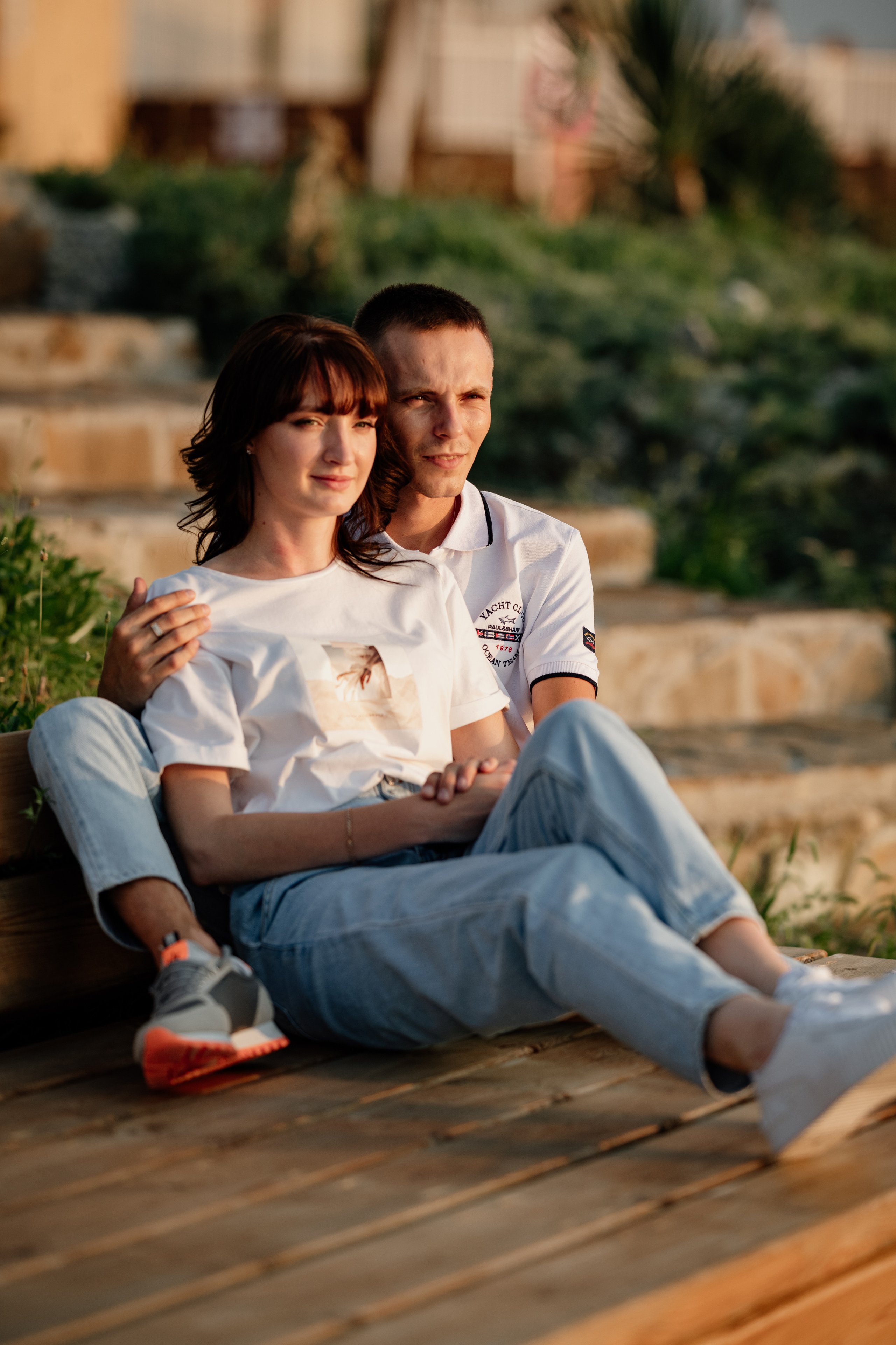 Фотосессия влюбленных на море. Свадебный фотограф Новороссийск Марина КрамарИна Полещук