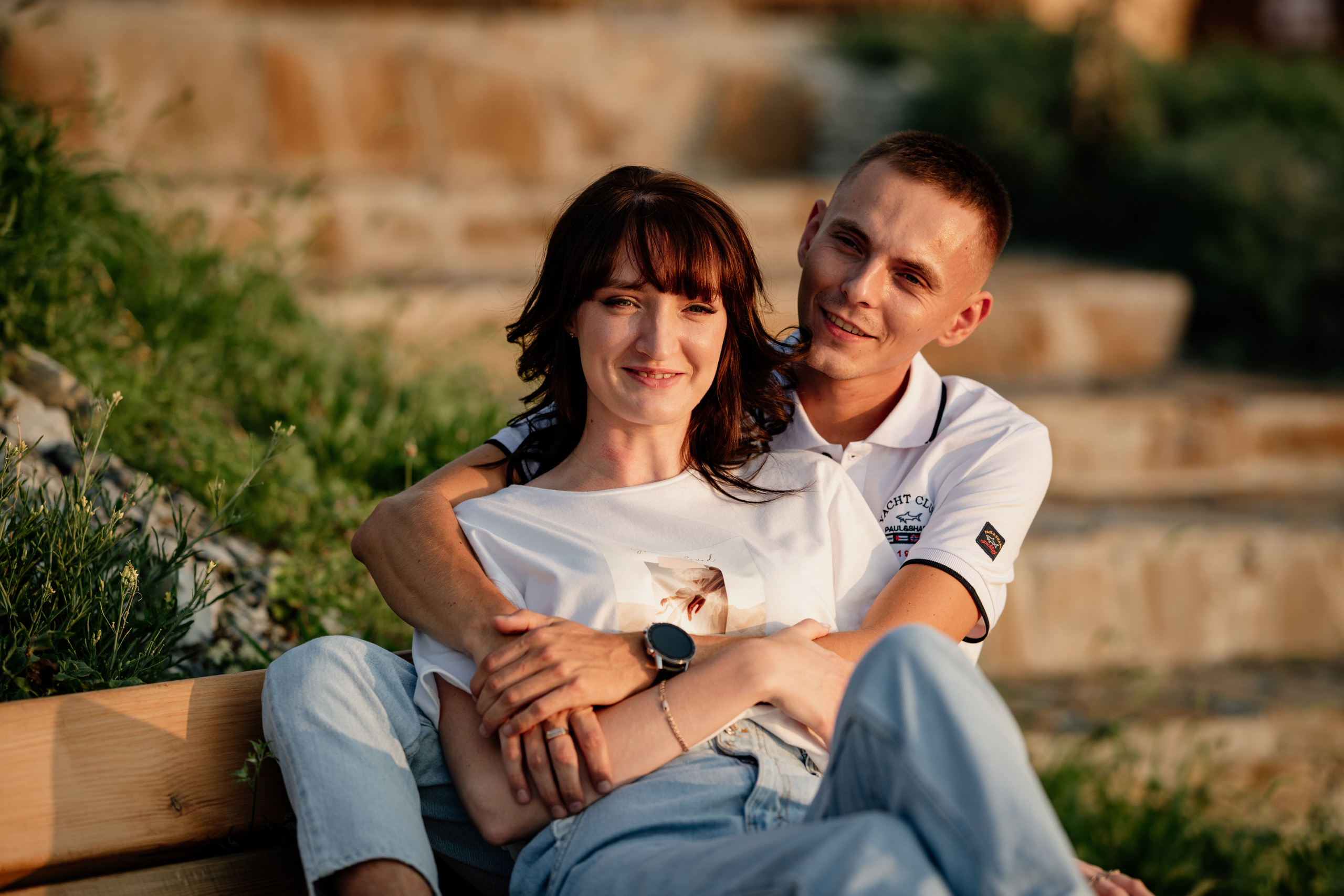 Фотосессия влюбленных на море. Свадебный фотограф Новороссийск Марина КрамарИна Полещук