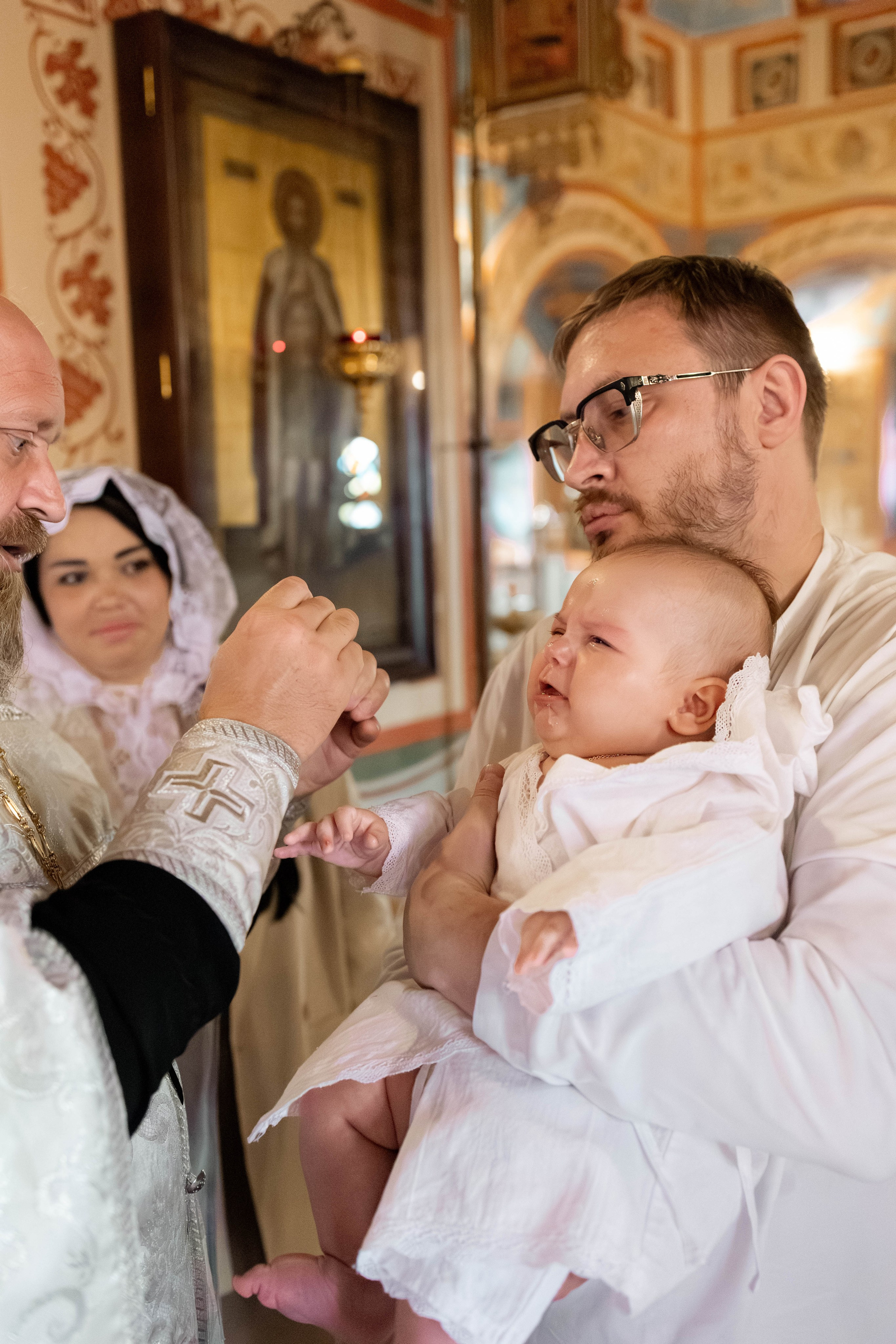 Таинство Крещения Евгения. Фотограф новорождённых Newborn Москва