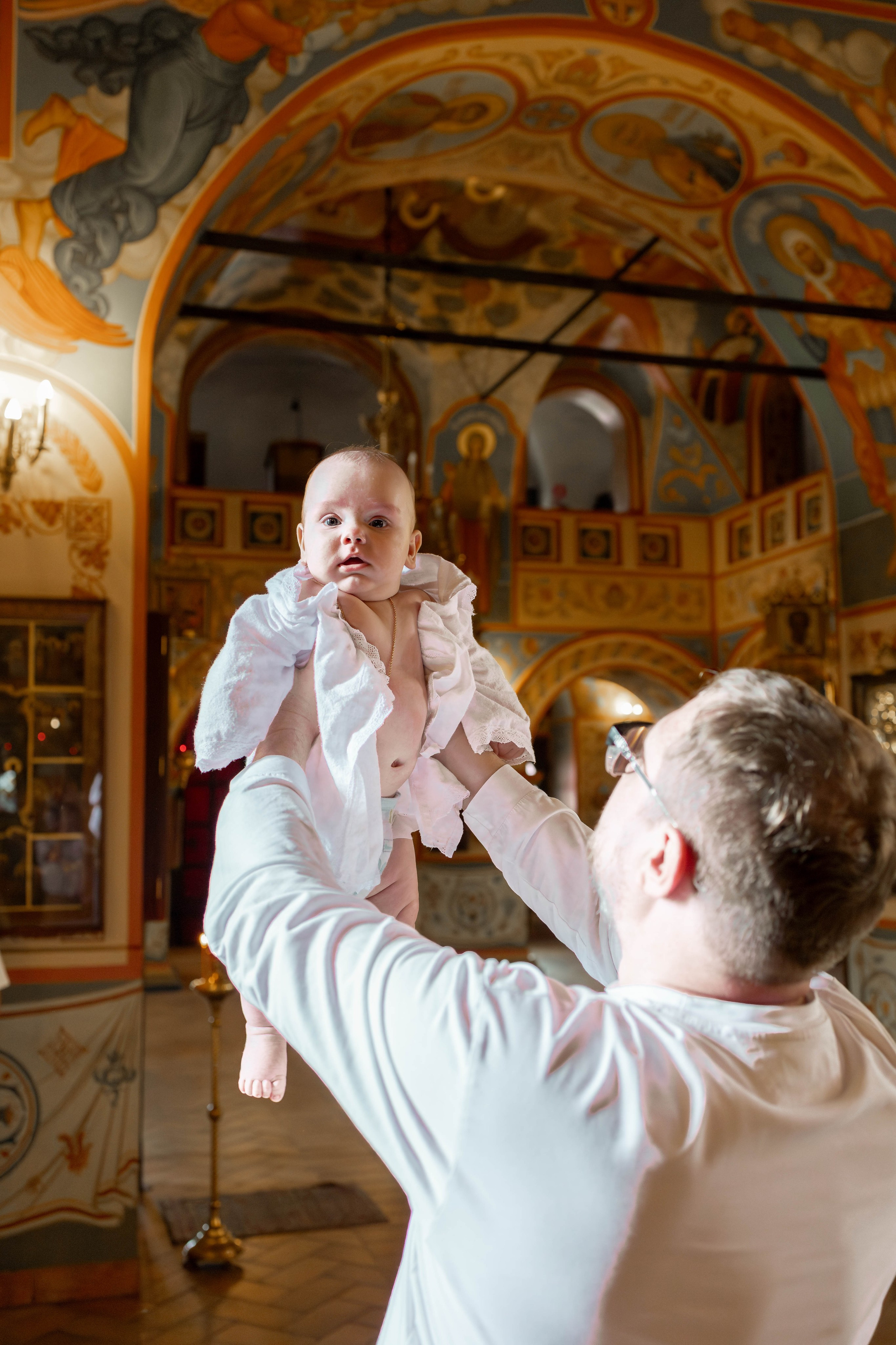 Таинство Крещения Евгения. Фотограф новорождённых Newborn Москва