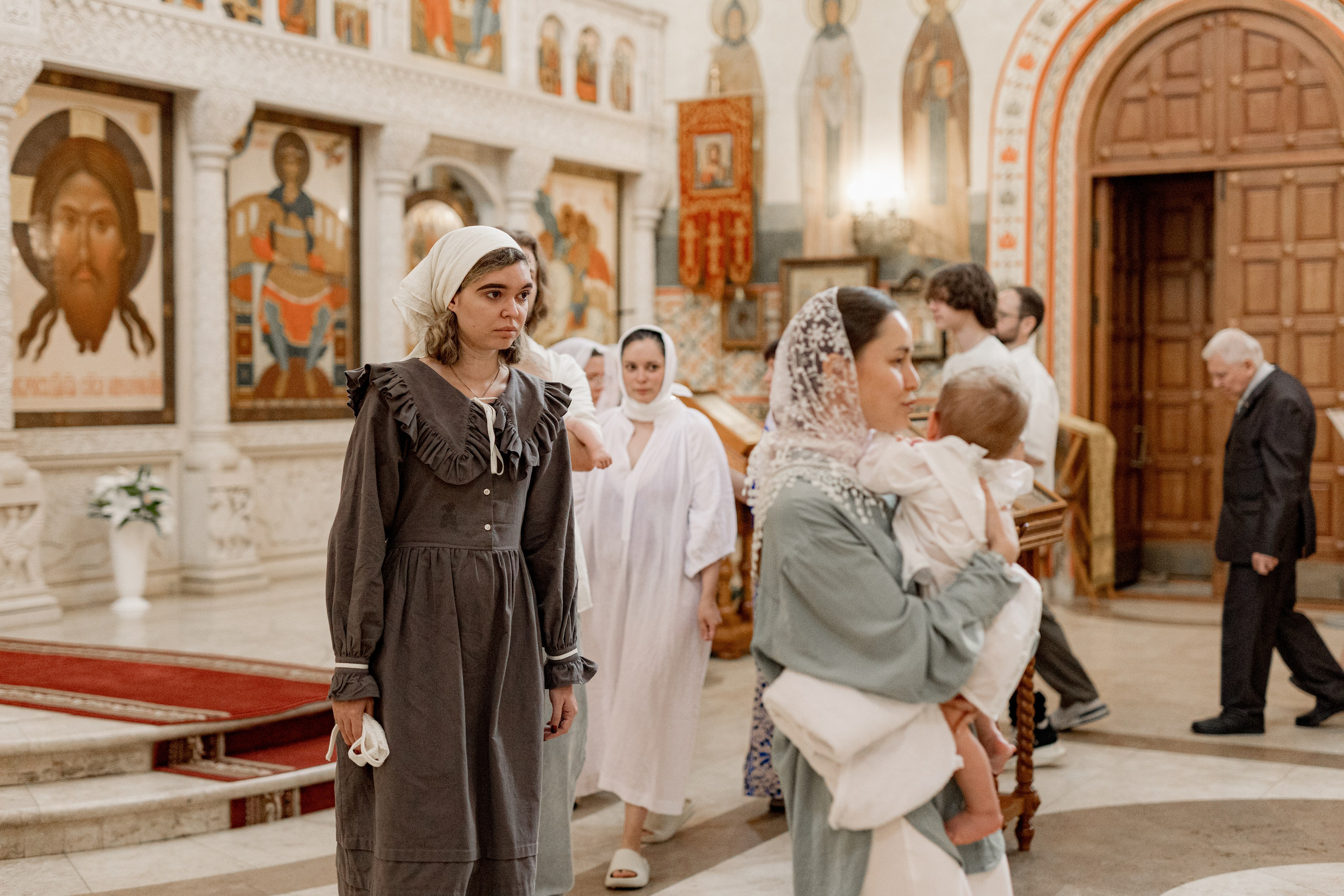 Таинство Крещения Веры. Фотограф новорождённых Newborn Москва