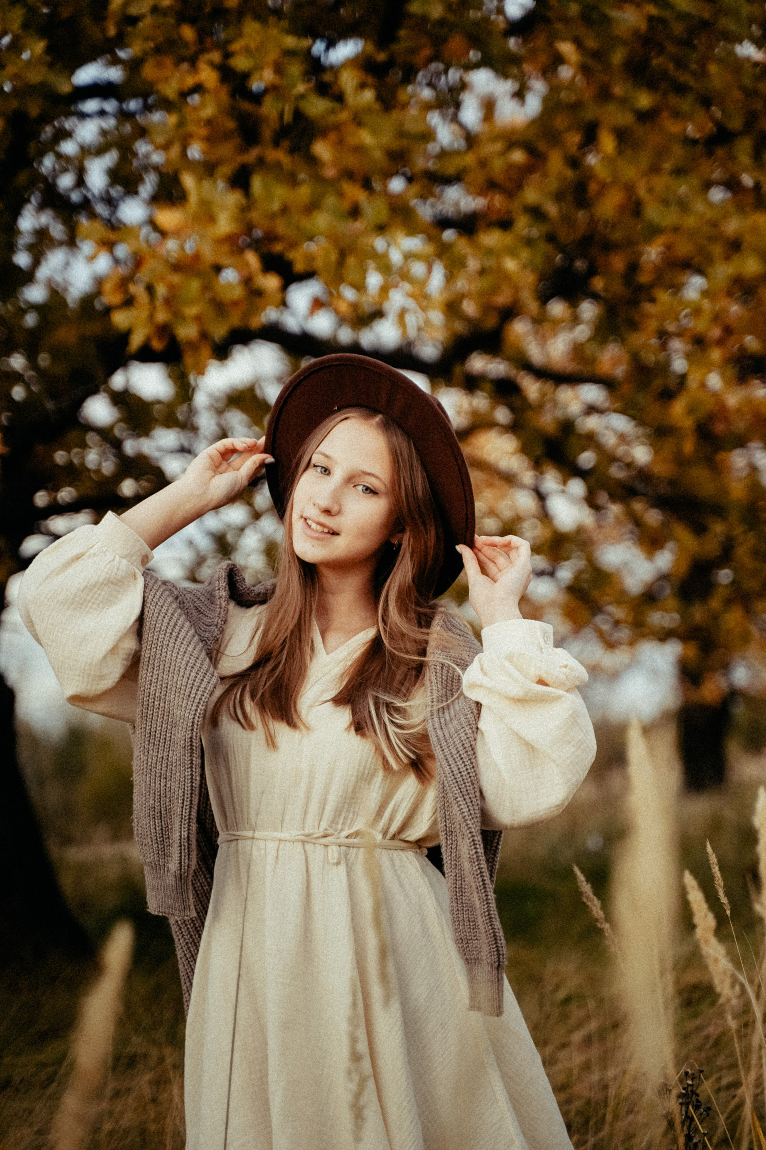 Семья на природе