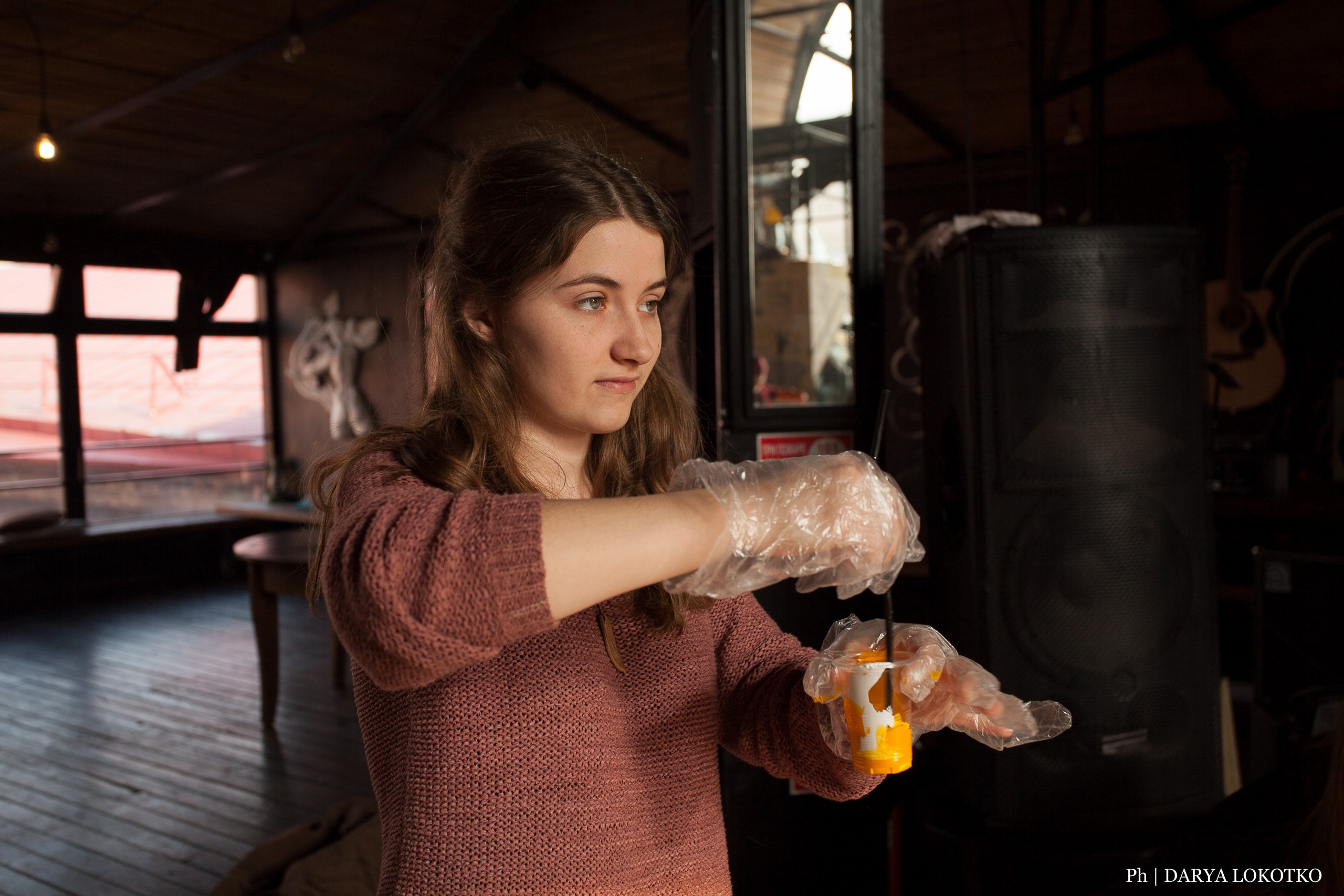 Мастер класс Fluid Art. Фотограф Дарья Локотко в Красноярске