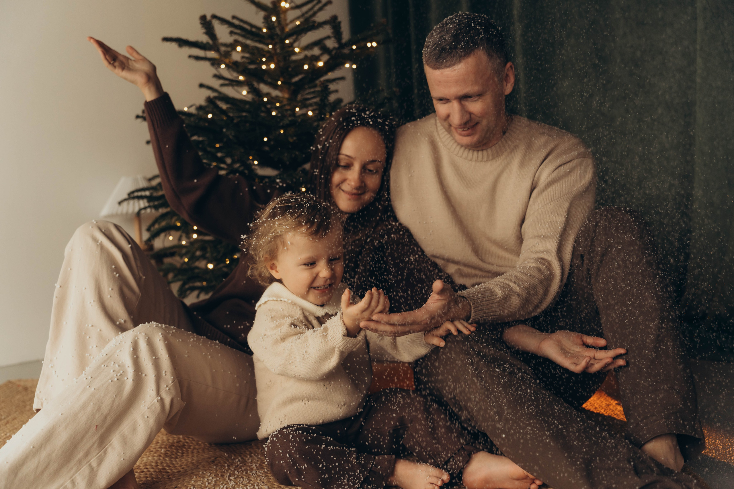 Екатерина, Николай и малышка Аня