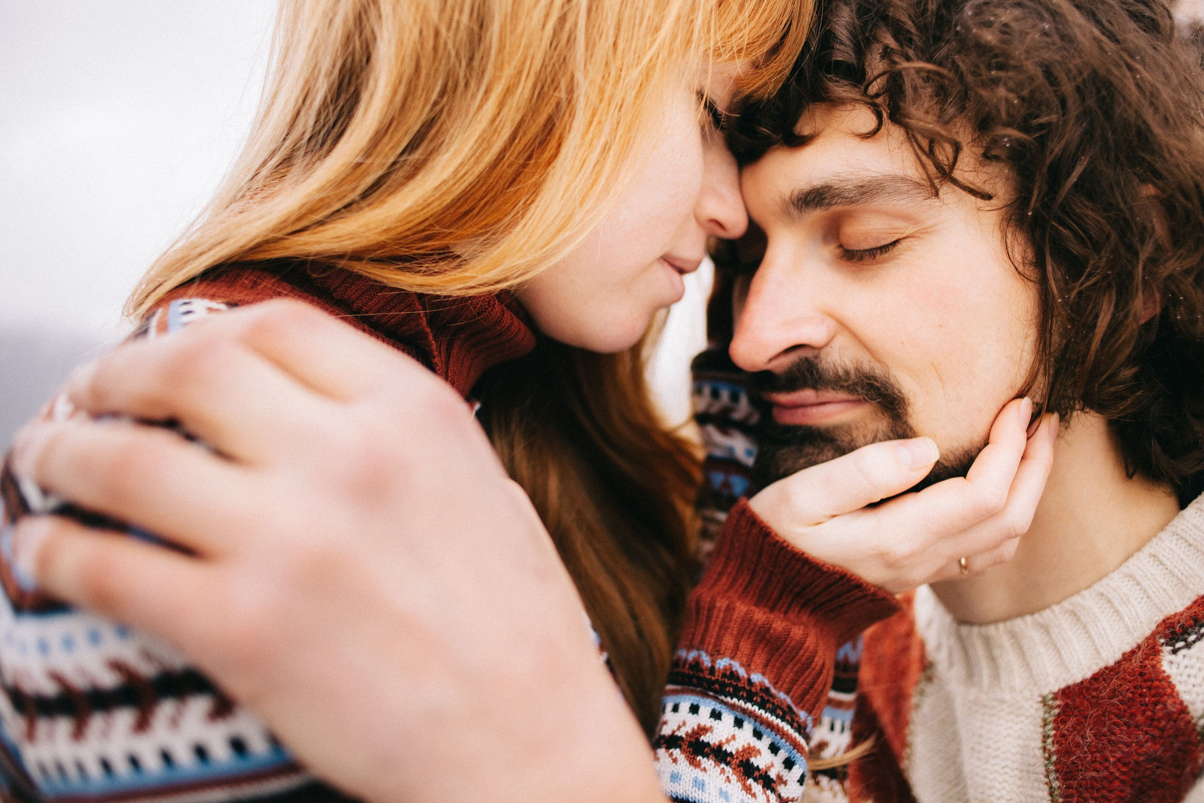 Фотосессия для пары на панораме Лаго-Наки зимой. Семейный и свадебный фотограф в Майкопе Михаил Мартиросян