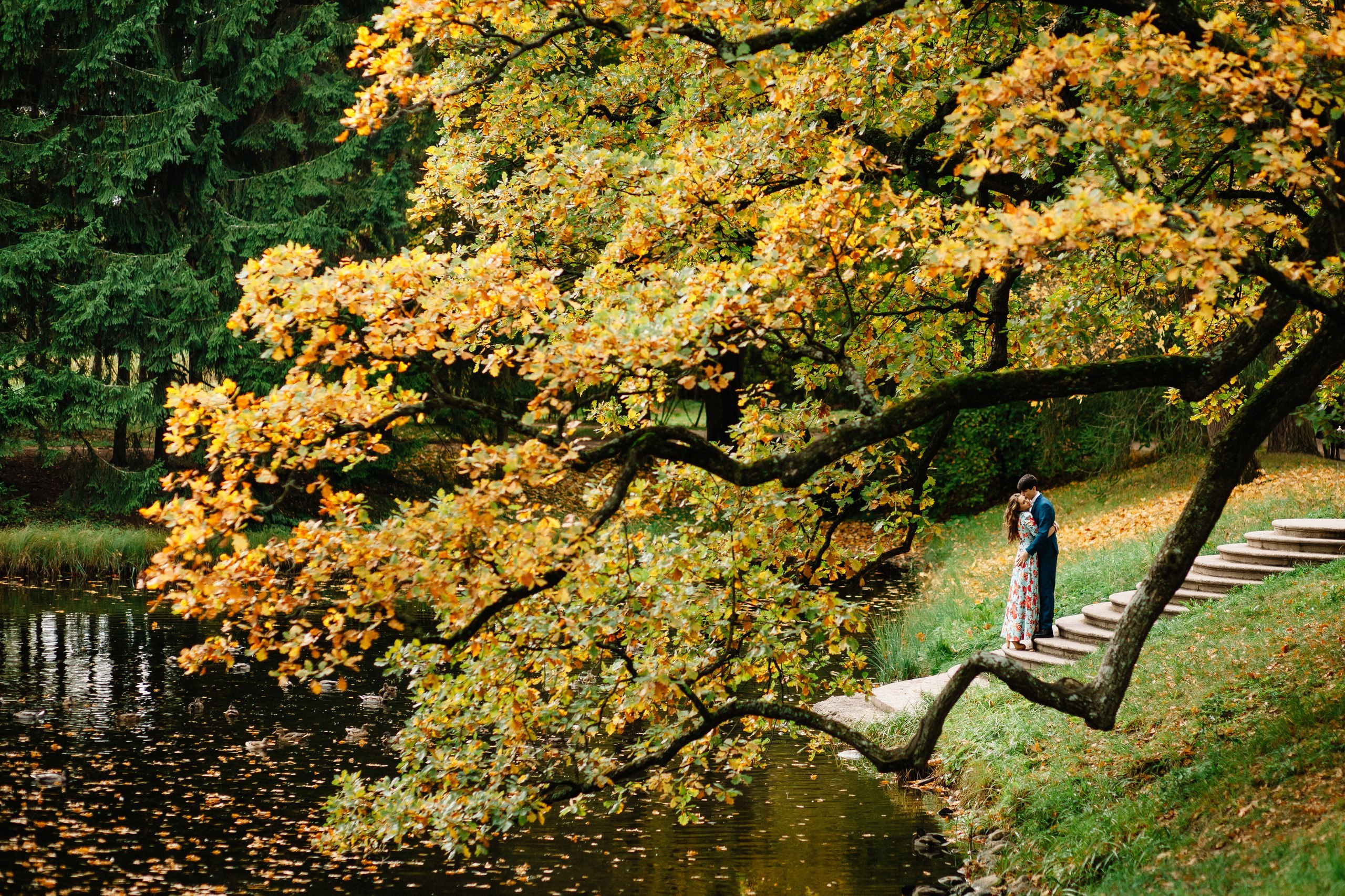 Предсвадебная фотосессия лавстори в городе Пушкин. Семейный и свадебный фотограф в Майкопе Михаил Мартиросян