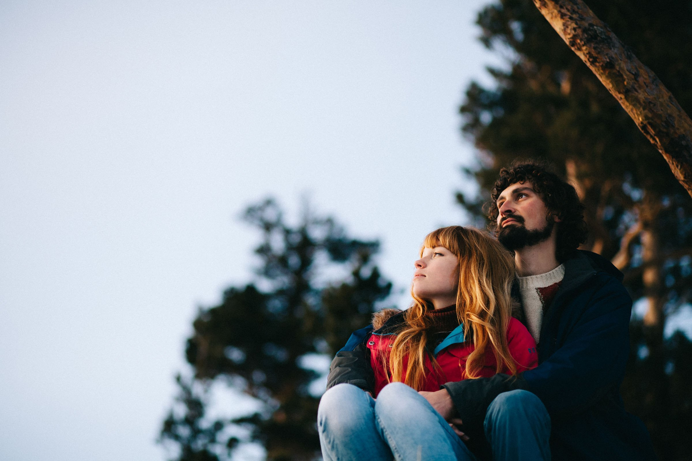 Фотосессия для пары на панораме Лаго-Наки зимой. Семейный и свадебный фотограф в Майкопе Михаил Мартиросян