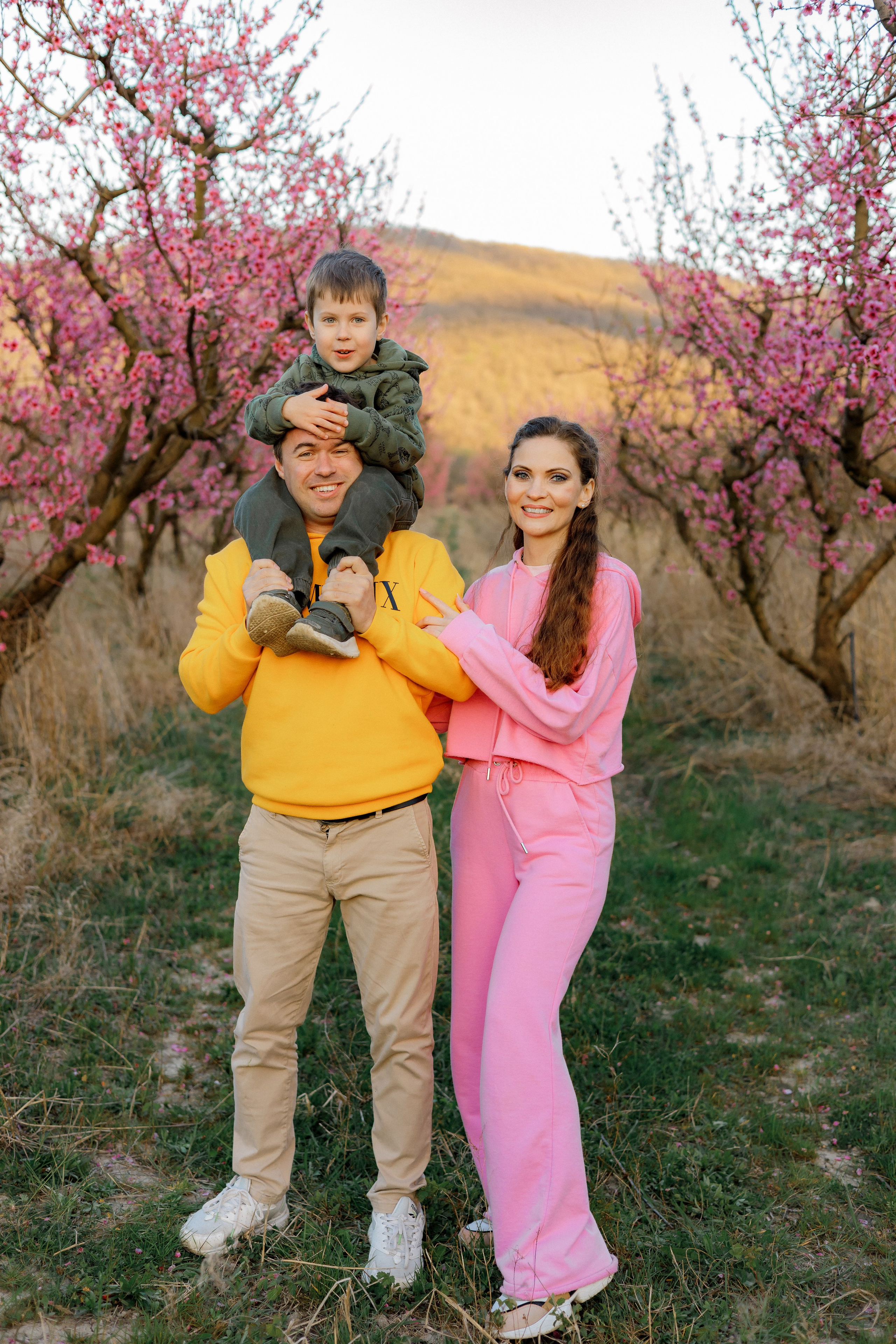 Закат в персиковом саду