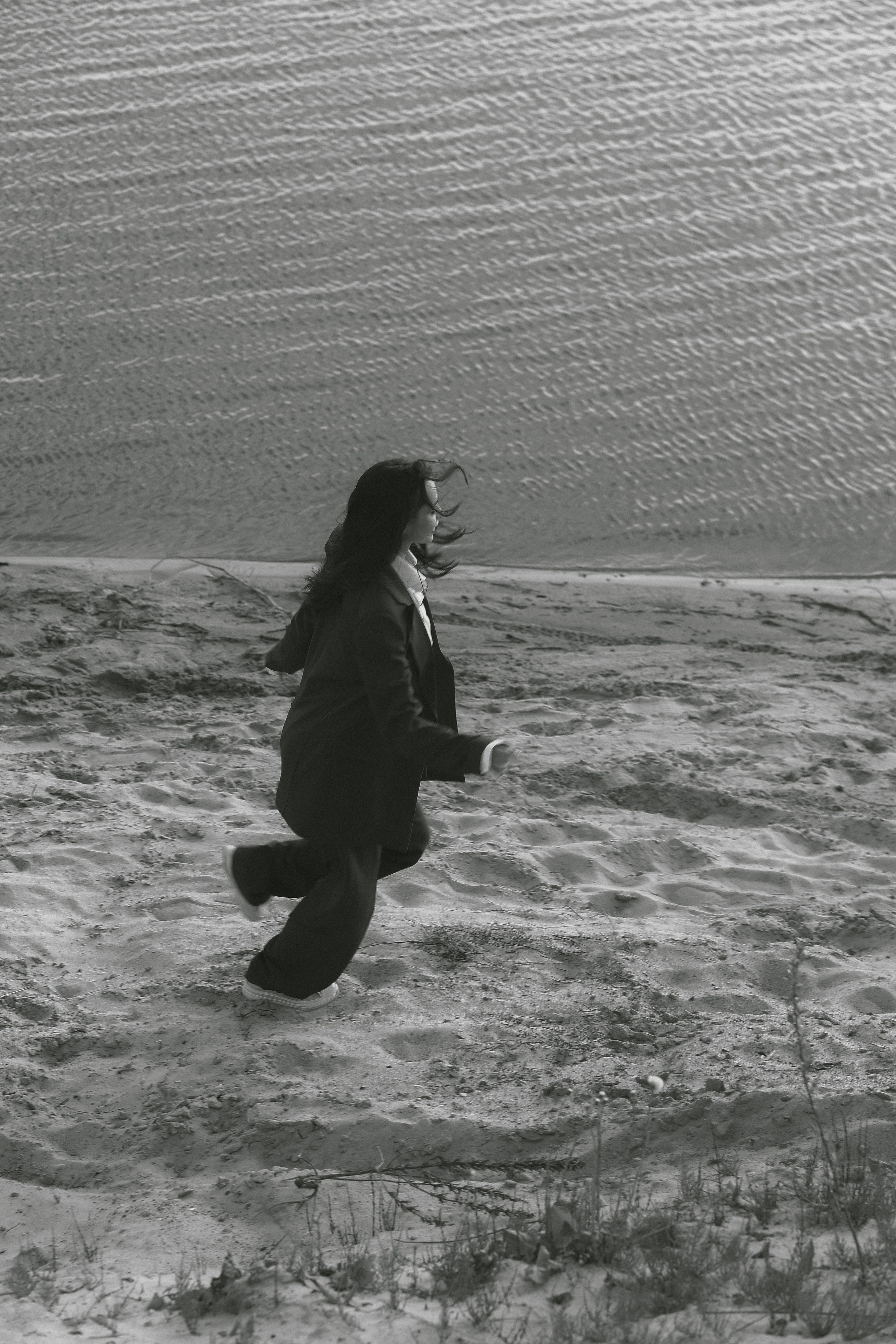 Мария, съемка на берегу