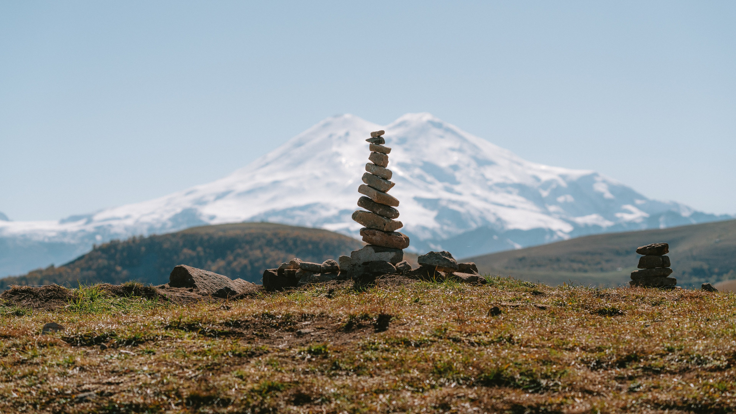 Вид на Эльбрус