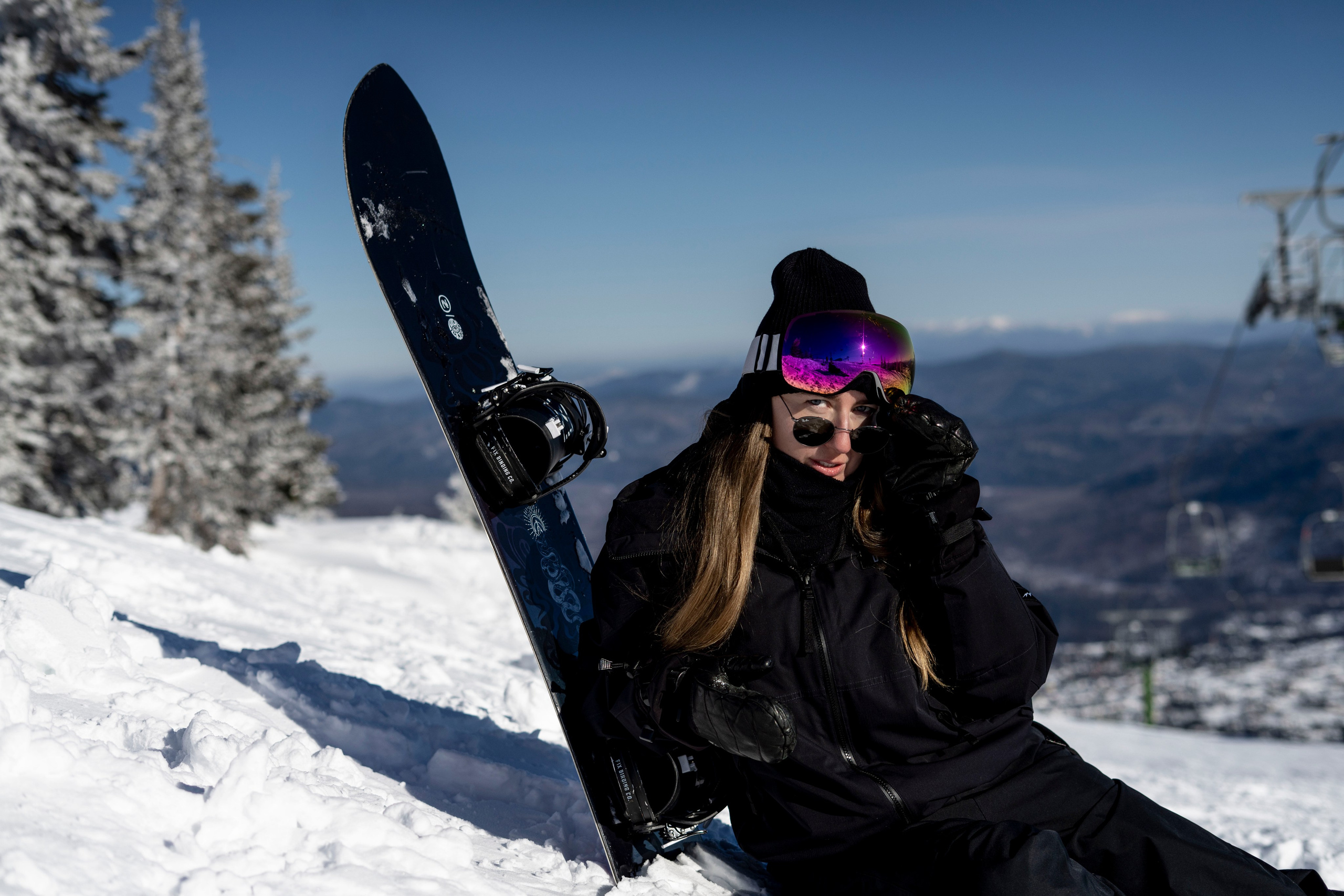 Фотосессия на вершине. Анастасия Паршукова — фотограф Шерегеш Новосибирск