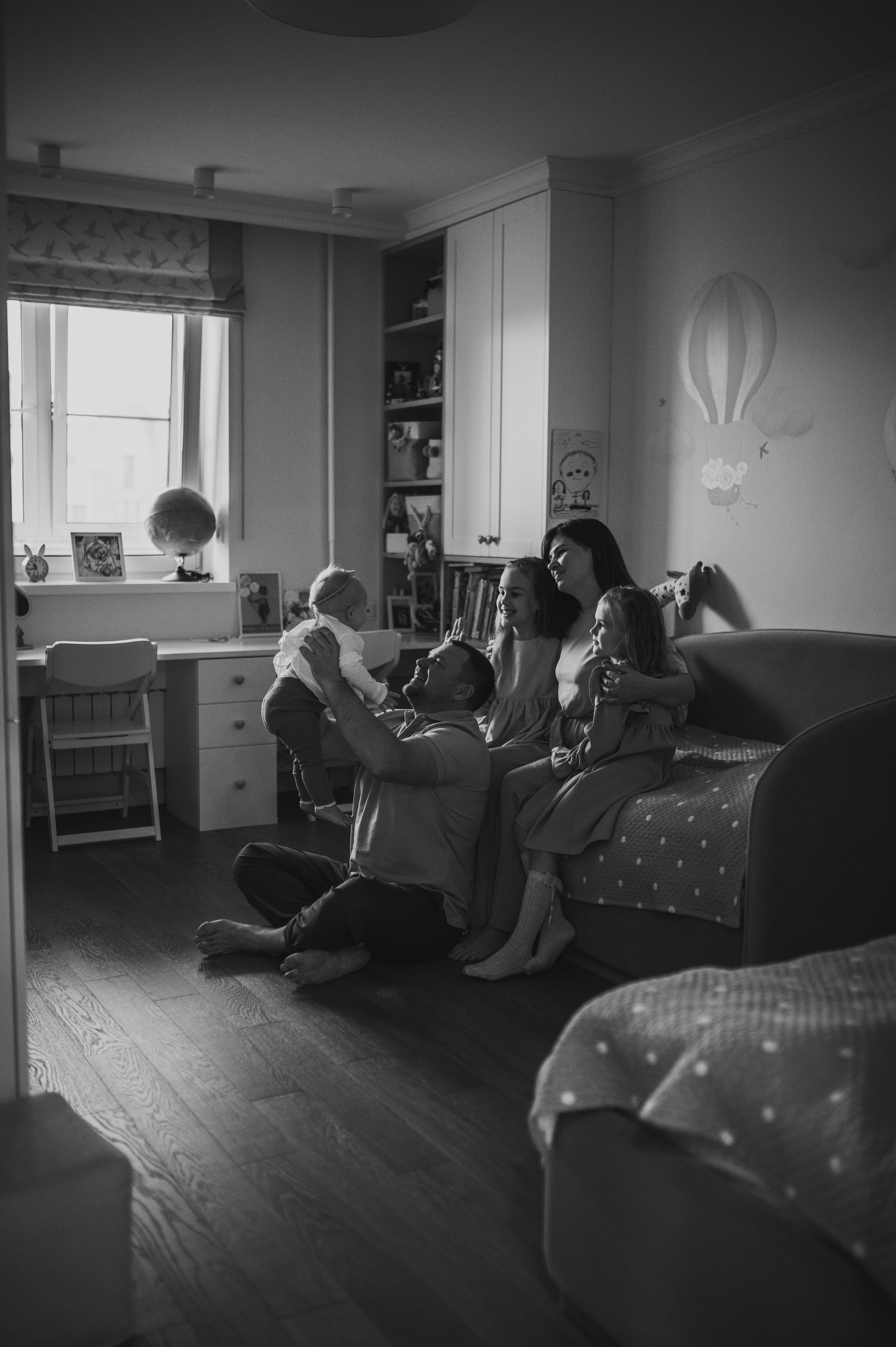 Годик младшей сестрёнке. Семейный фотограф в Домодедово и Москве Елена Пичугина