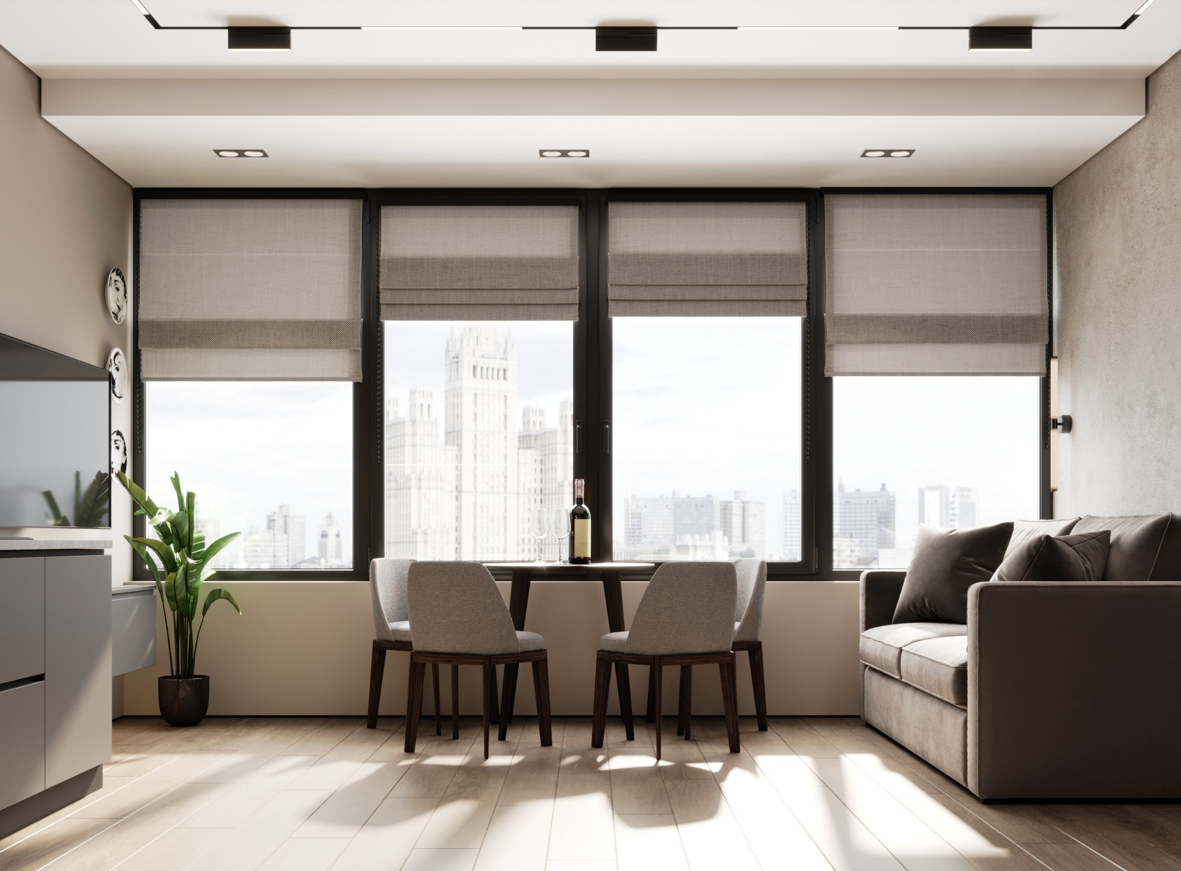 Визуализация квартиры ЖК Испанские кварталы. Заказать 3d визуализацию интерьеров — Дарья Веденёва