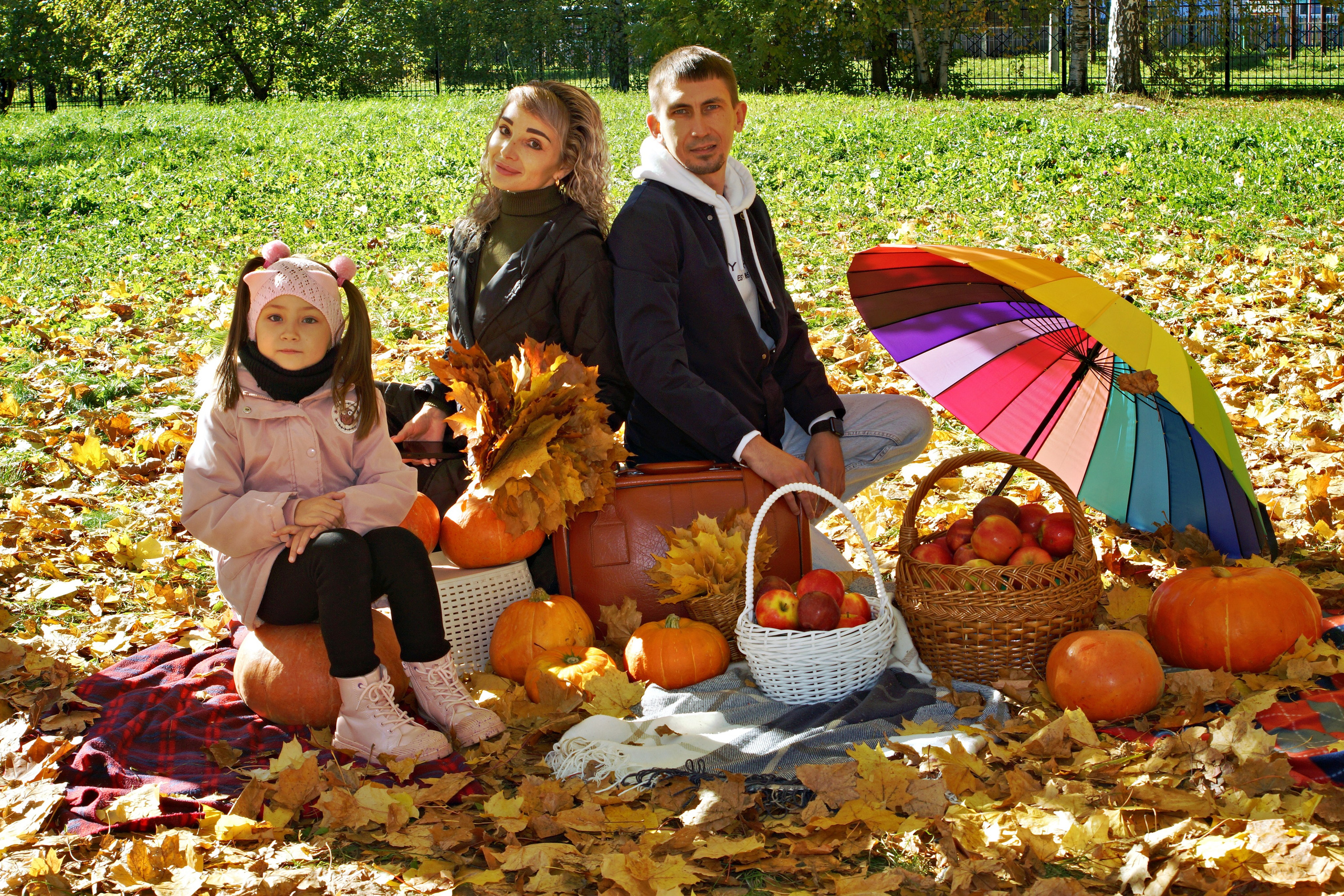 Осенняя фотосессия в детском саду г. Йошкар-Ола