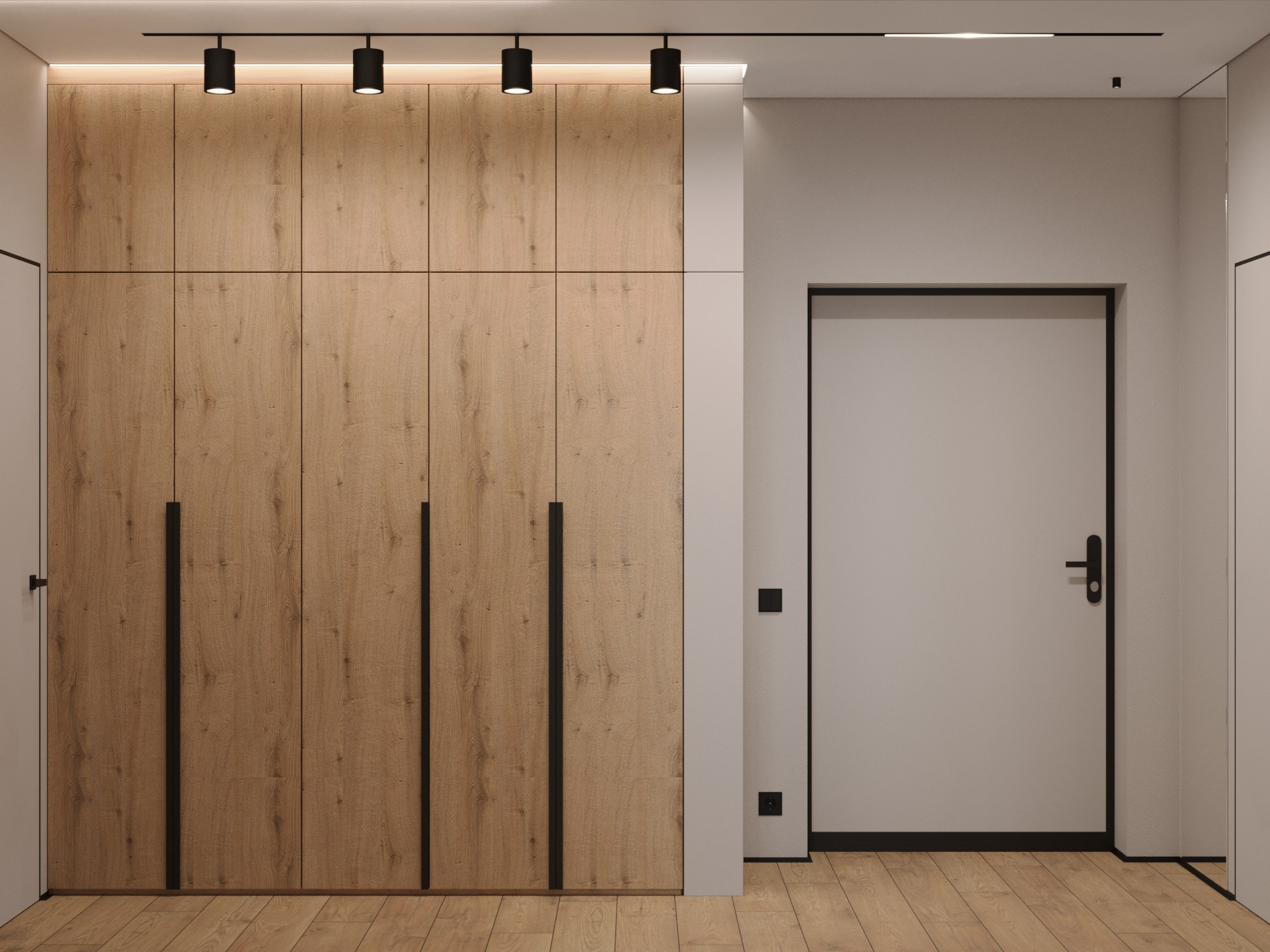 Прихожая. 3D-дизайнер Кристина Пуляевская