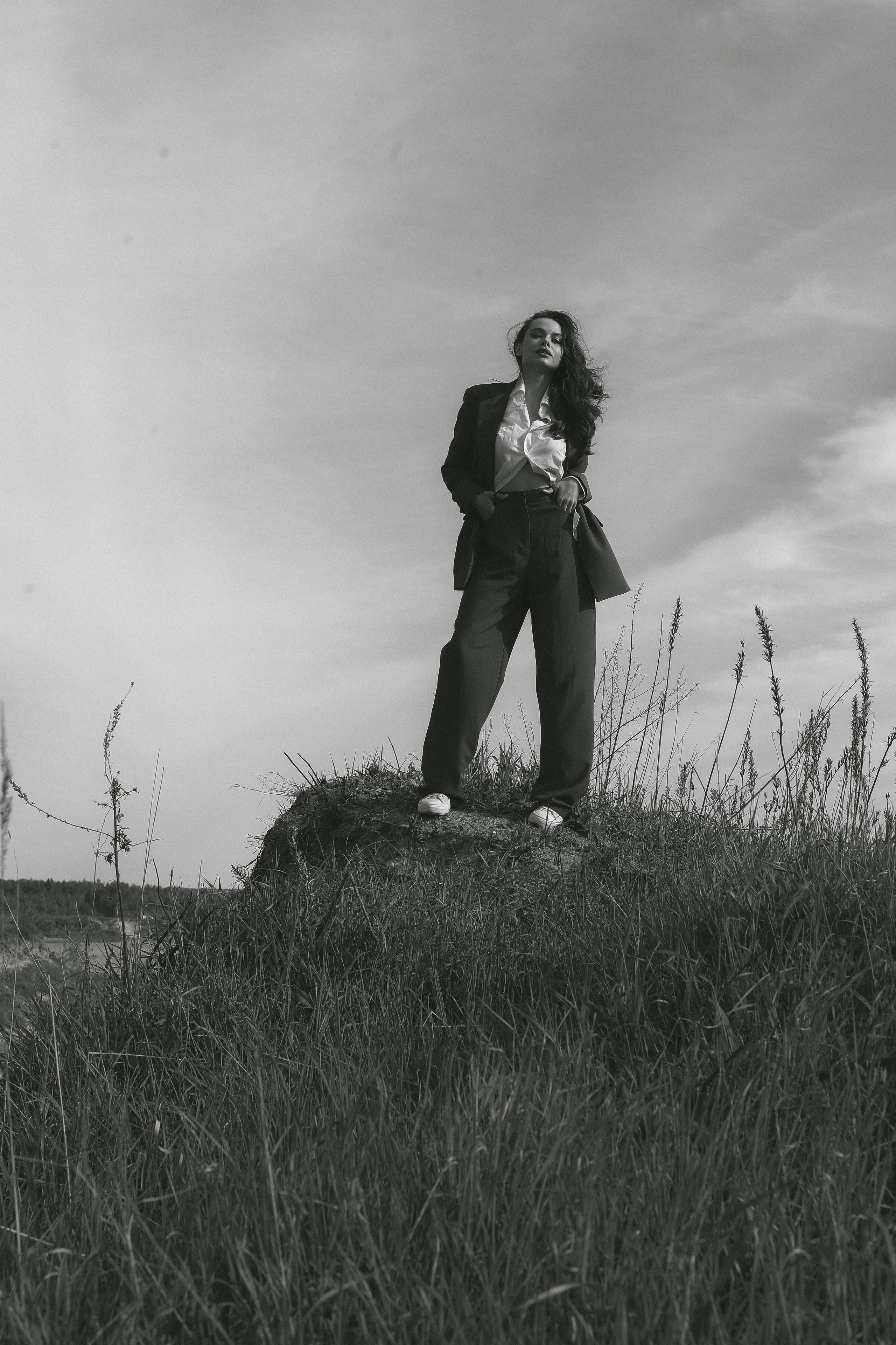 Мария, съемка на берегу