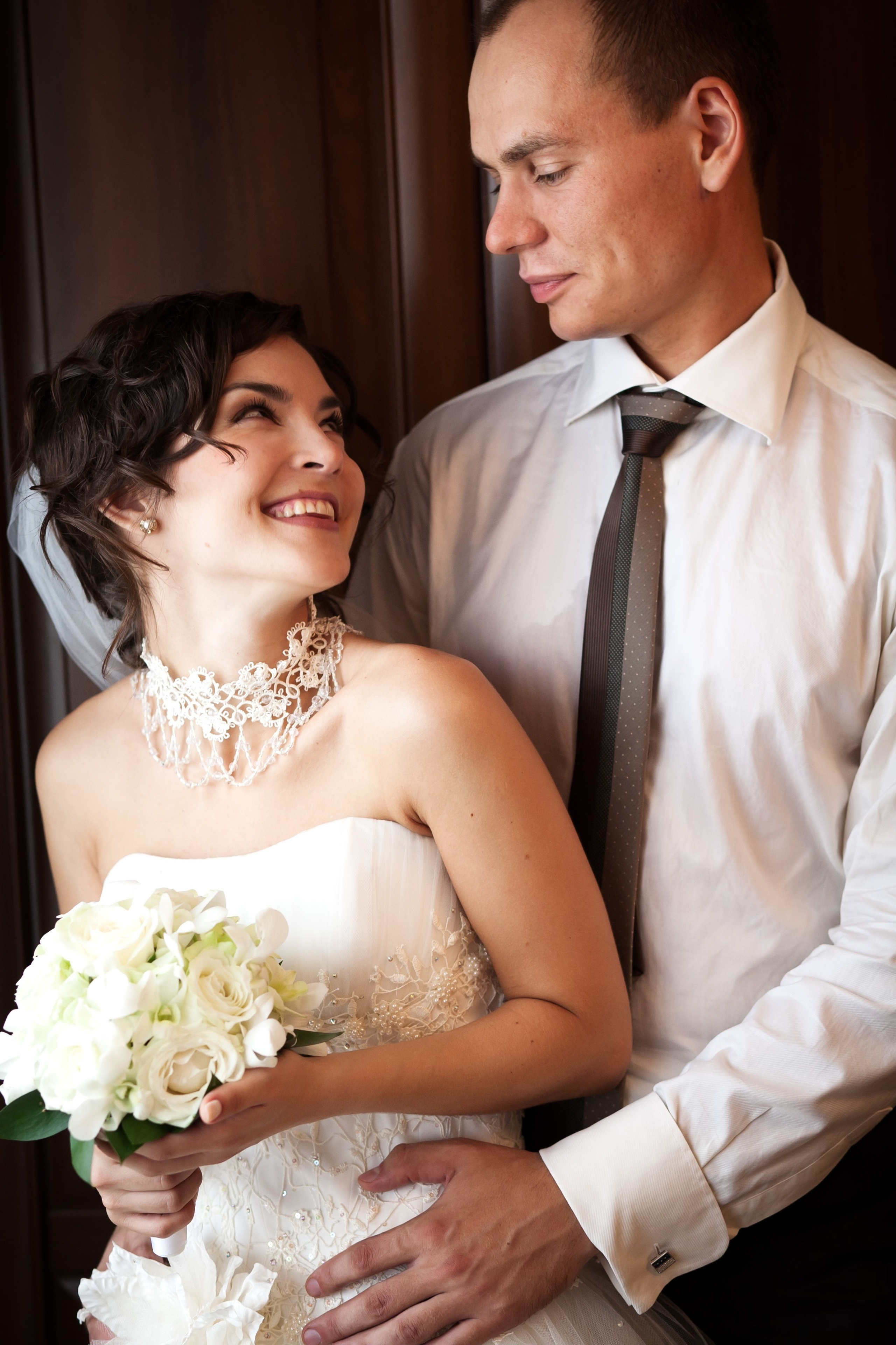 Свадебная съемка в тумане. Фотографы в Москве Светлана Устинова и Сергей Грачев