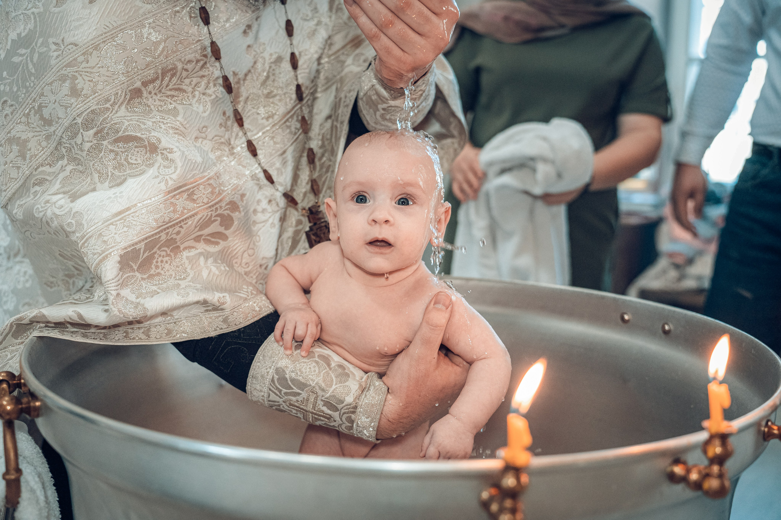 Крещение Ксении в храме Петра и Павла. Фотограф на Крещение Тула и Венчание в Туле, детский и семейный фотограф