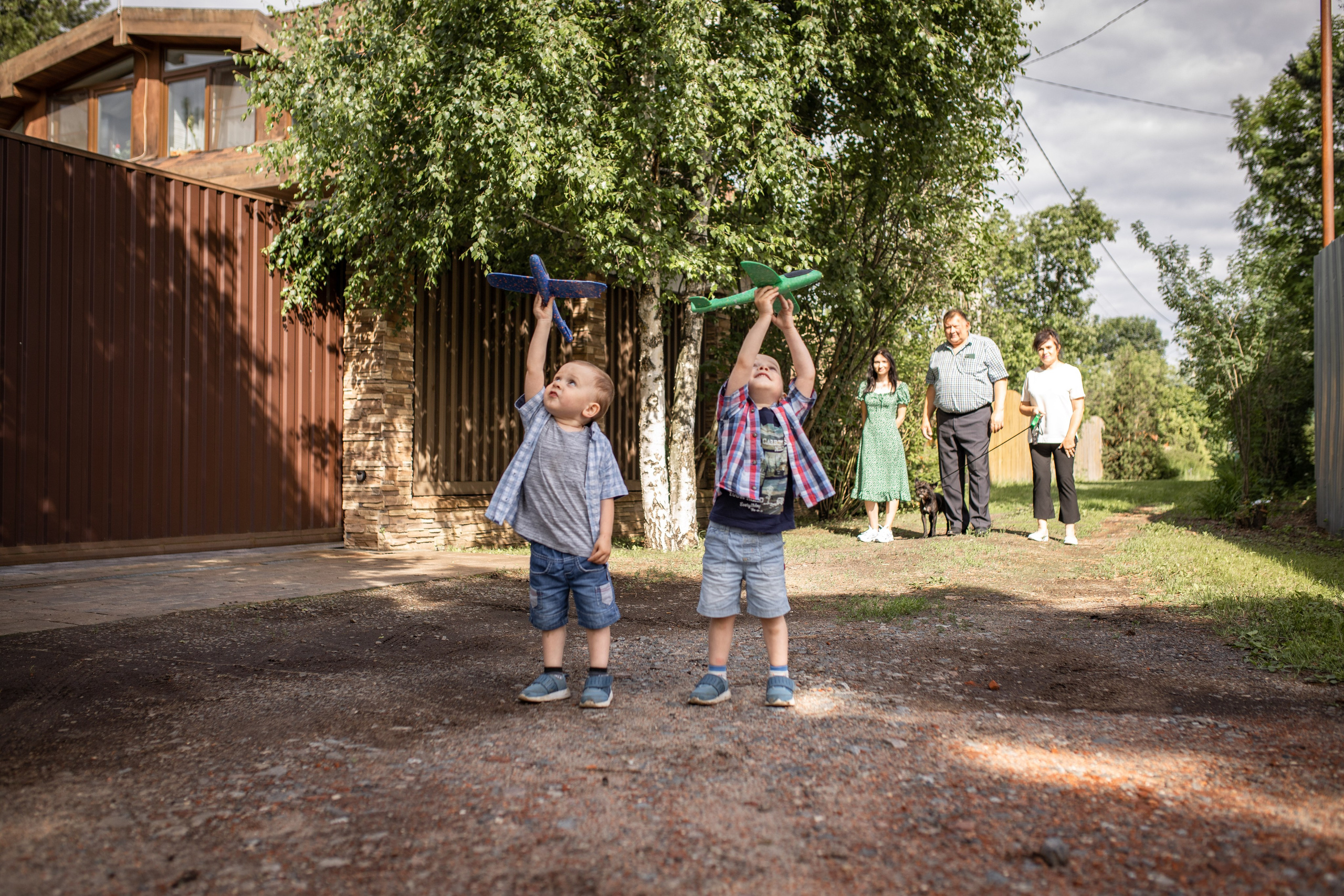 Семейная фотосессия на даче. Фотограф в Железнодорожном и Балашихе