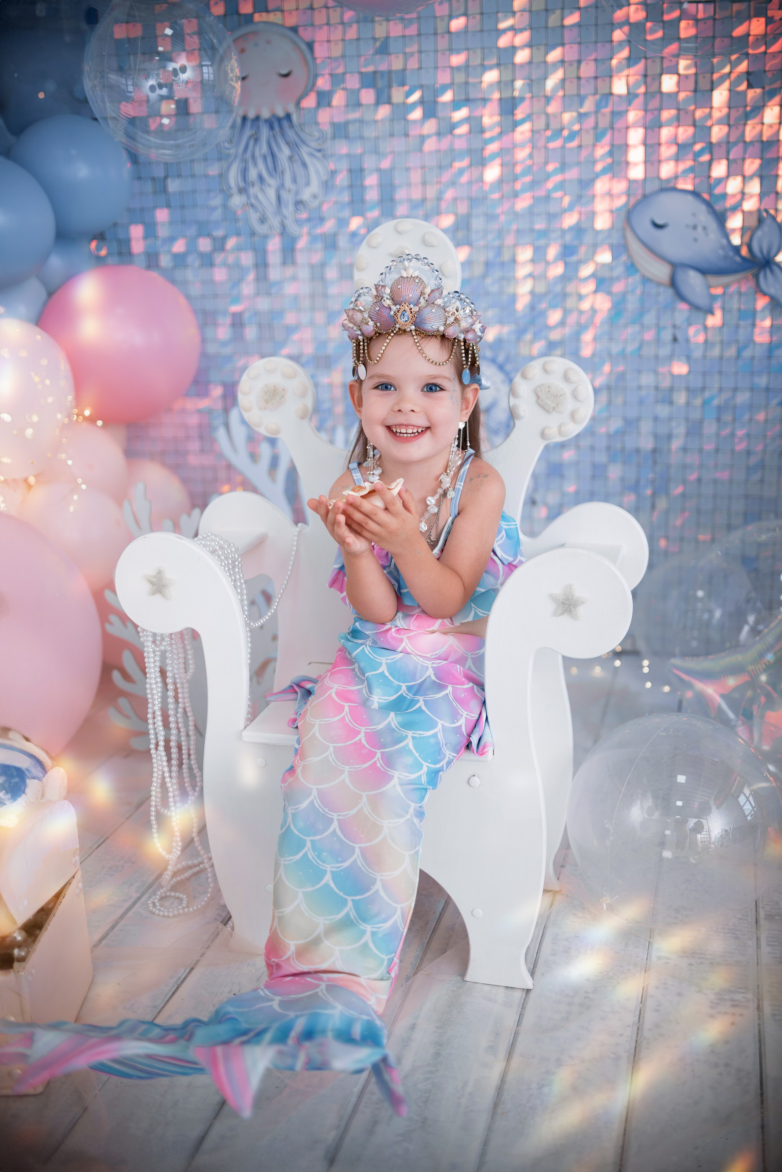 Детский фотопроект «Русалочка» в Сочи. Детский студийный фотограф Сочи