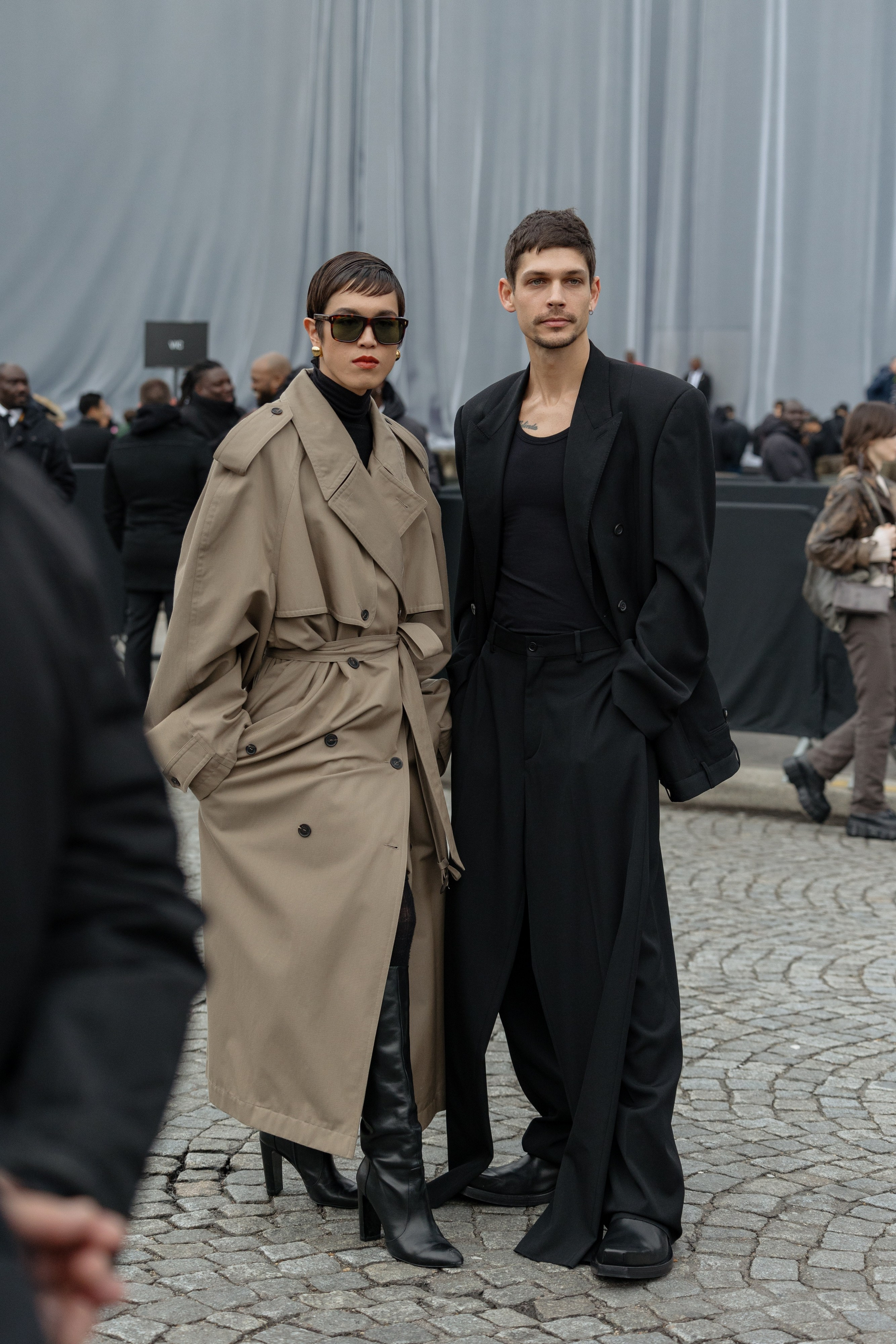 BALENCIAGA PFW WOMENSWEAR FALL-WINTER 24/25. Photographer in Milan Ivan Goncharov